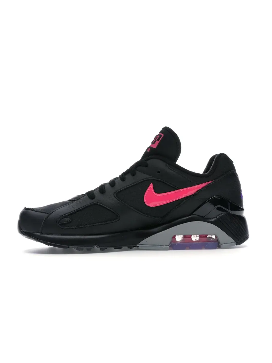 Мужские кроссовки с воздушной подушкой Nike Air Max 180 — изображение 3 из 4, черный/розовый-серый