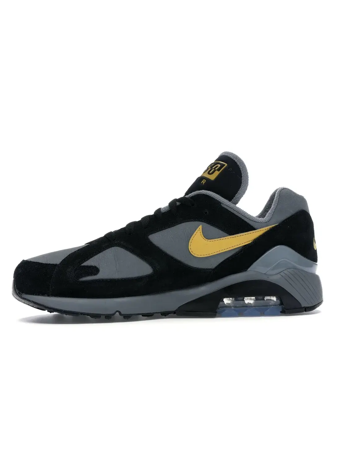 Мужские кроссовки Lifestyle Nike Air Max 180 — изображение 3 из 4, серый/черный-золотистый