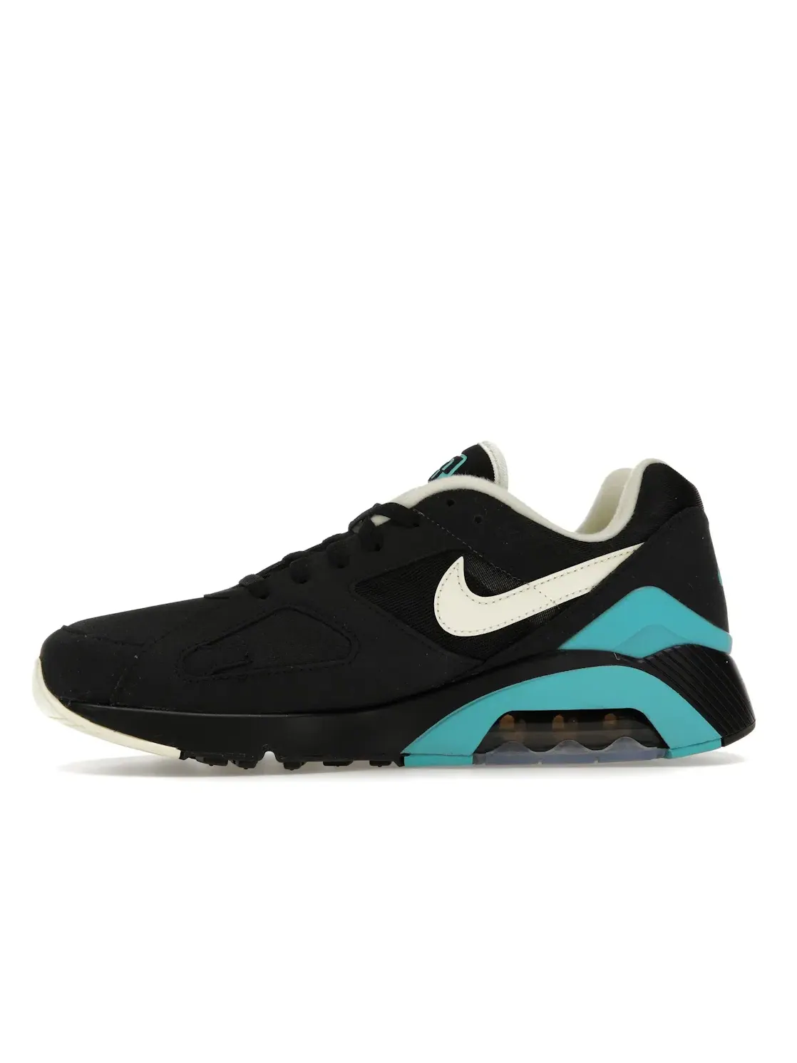 Мужские кроссовки с воздушной подушкой Nike Air Max 180 — изображение 3 из 4, черный