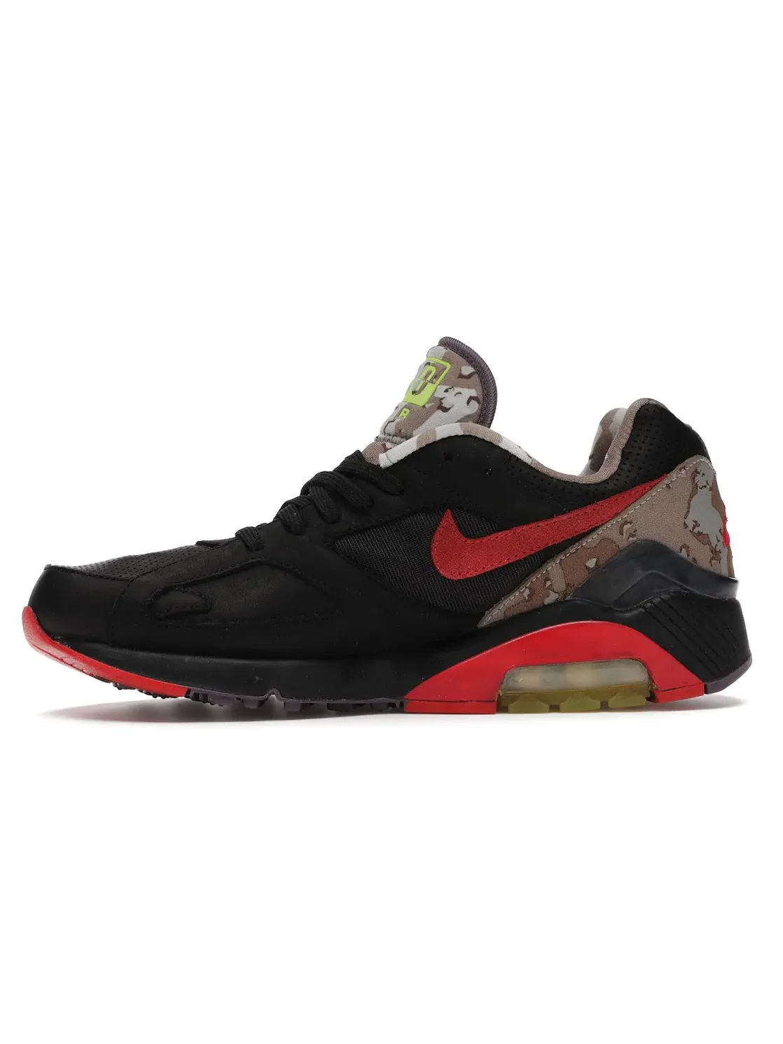 Мужские кроссовки Lifestyle Nike Air Max 180 — изображение 3 из 4, темный красный черный