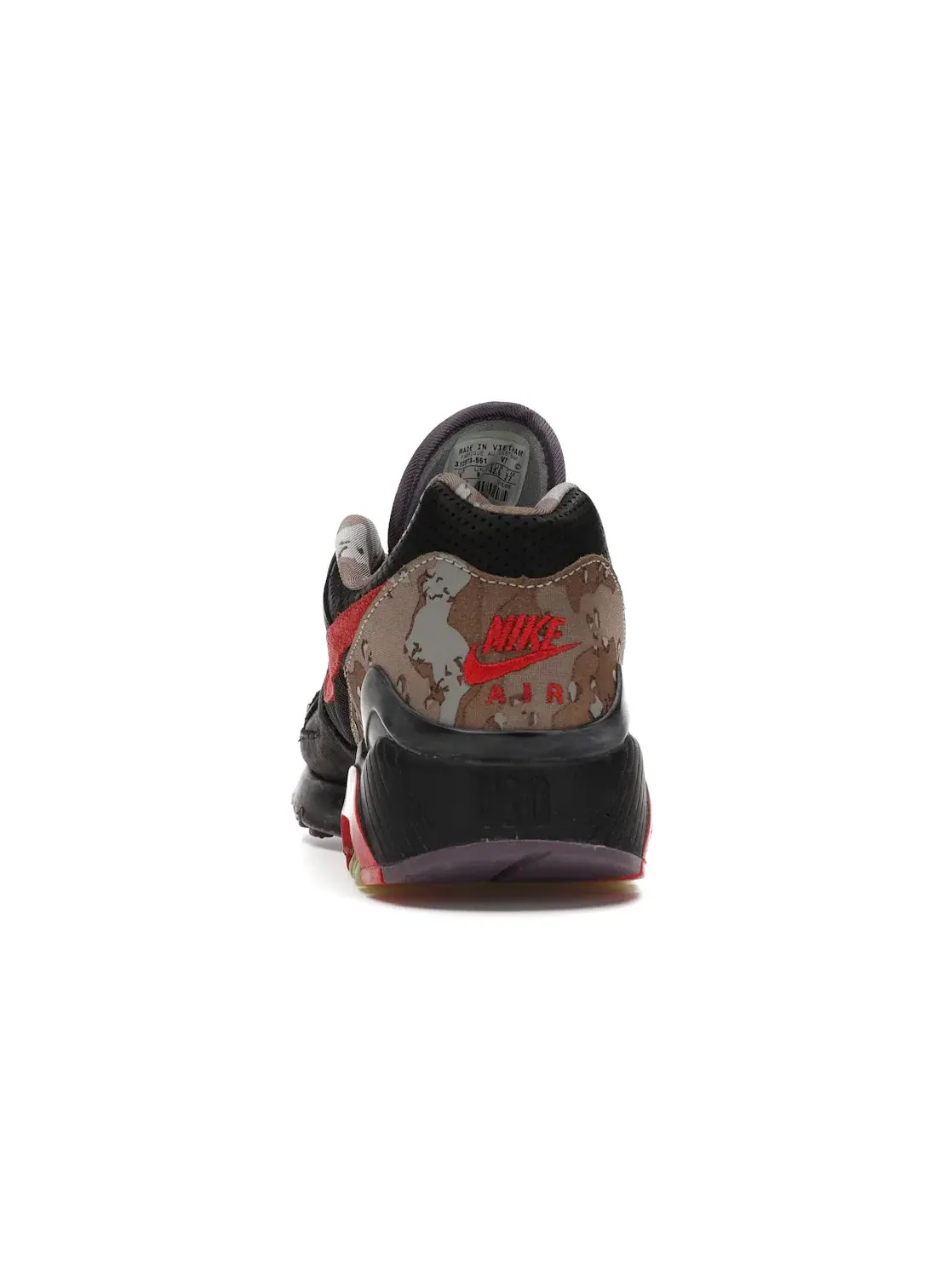 Мужские кроссовки Lifestyle Nike Air Max 180 — изображение 4 из 4, темный красный черный