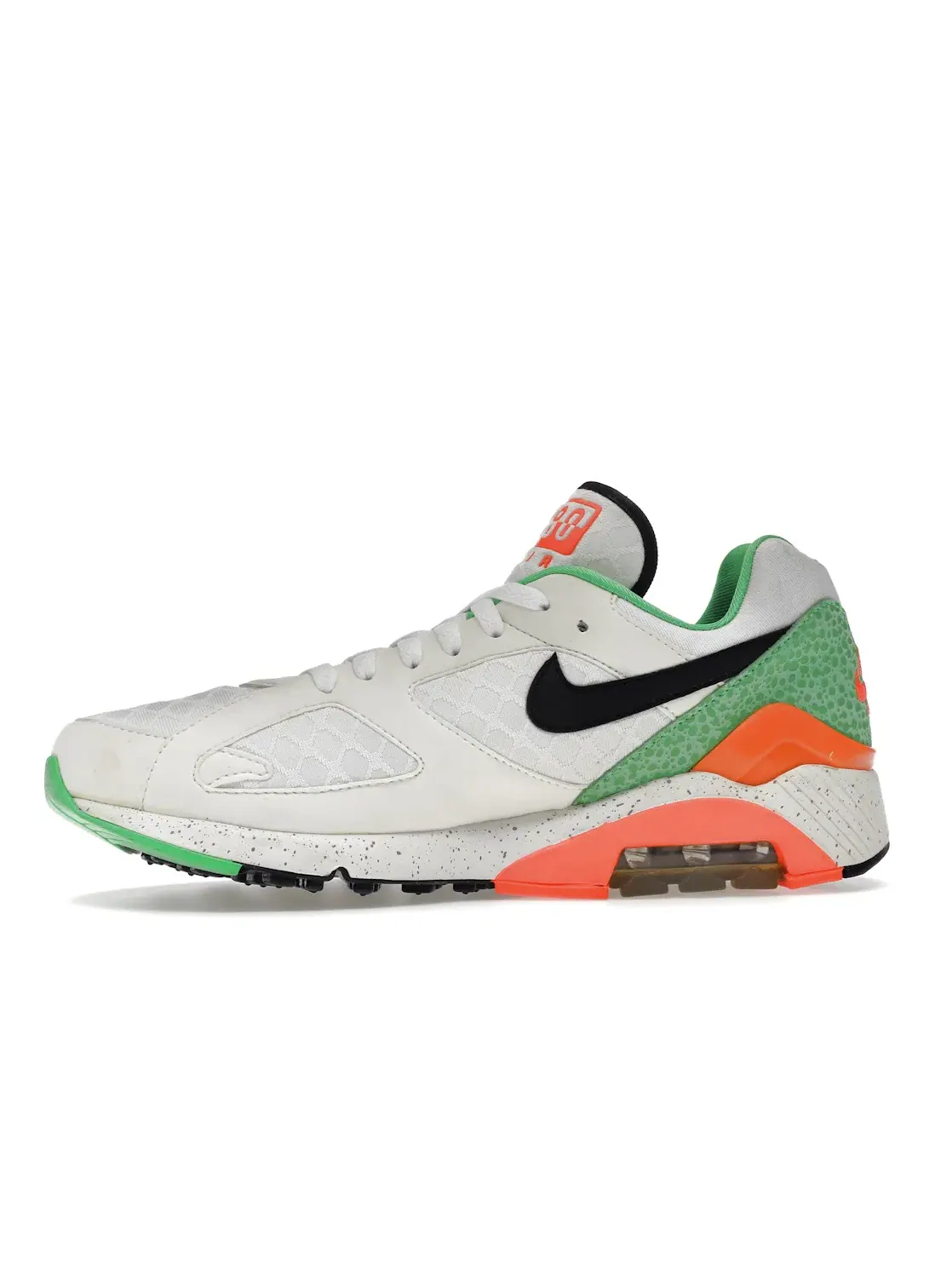 Мужские кроссовки Lifestyle Nike Air Max 180 — изображение 3 из 4, белый/черный//зеленый