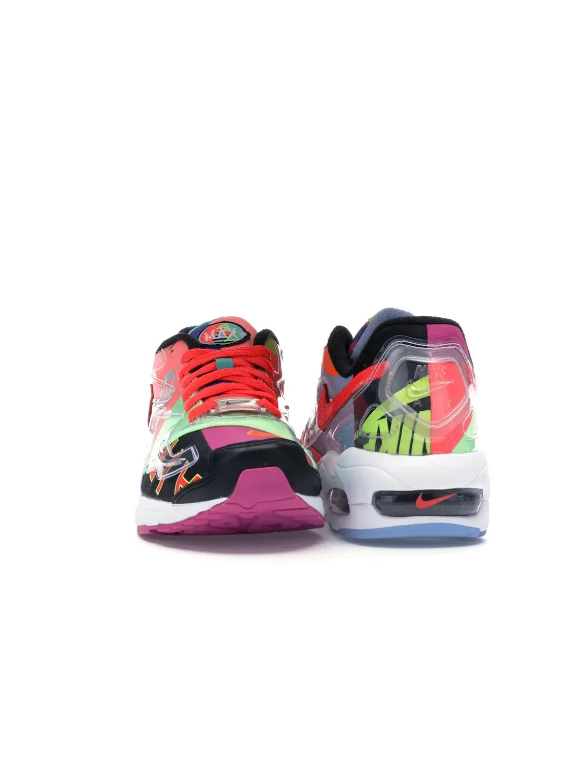 Мужские кроссовки Lifestyle с многоцветным верхом Nike Air Max 2 Light — изображение 2 из 4, черный яркий