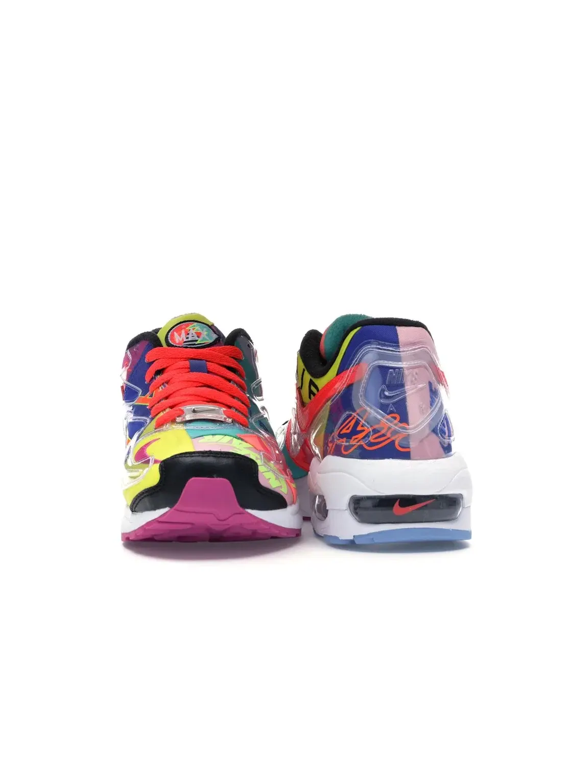 Мужские кроссовки Lifestyle с многоцветным верхом Nike Air Max 2 Light — изображение 4 из 4, черный яркий