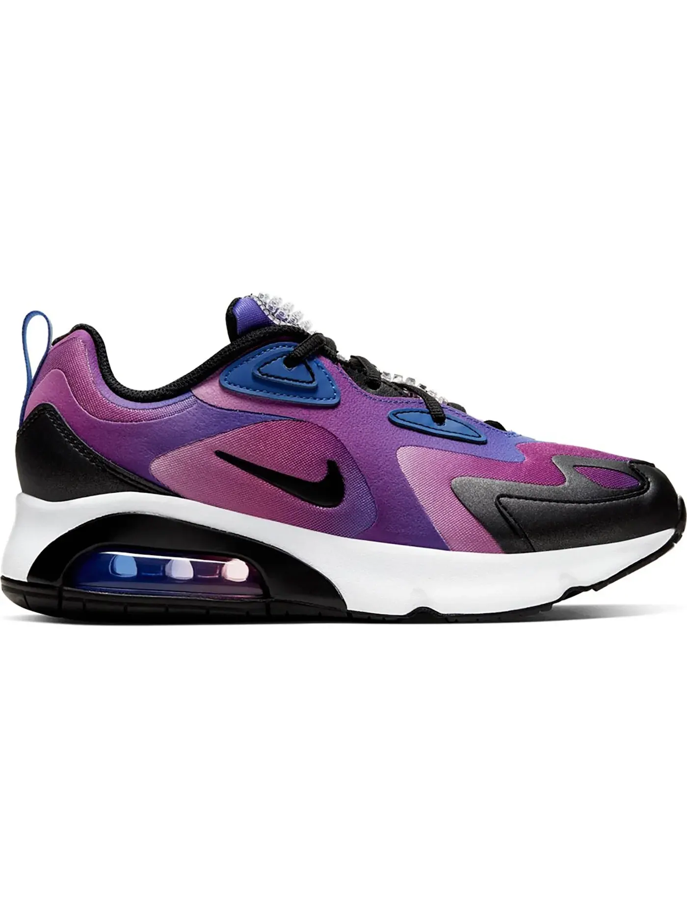 Женские кроссовки Lifestyle Nike Air Max 200 — изображение 1 из 1, синий/фиолетовый--белый