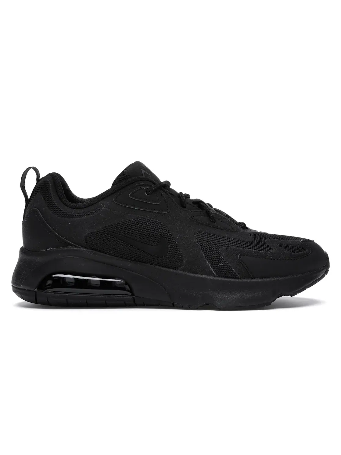 Женские кроссовки с воздушной подушкой Nike Air Max 200 — изображение 1 из 4, черный/черный-черный