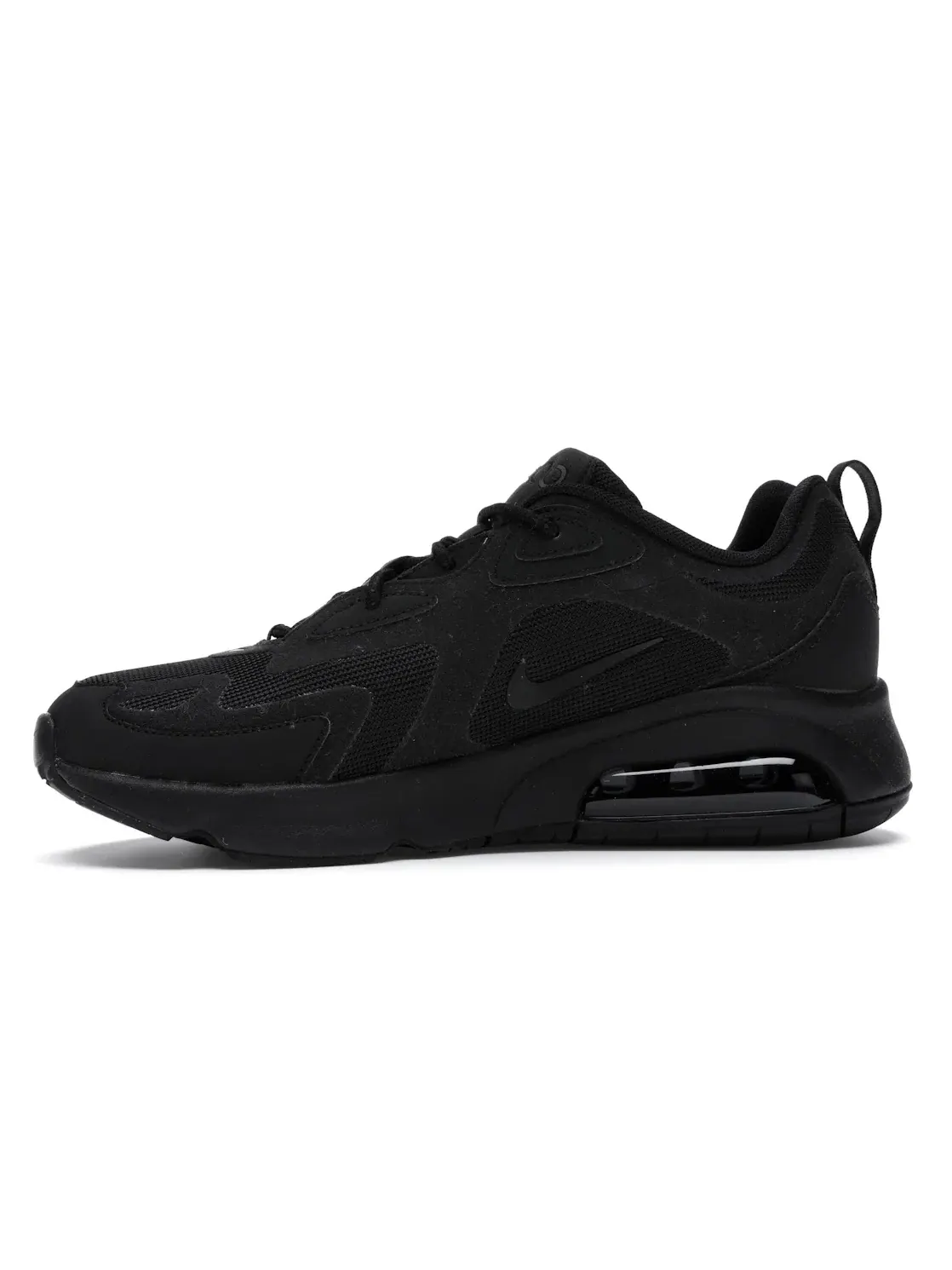 Женские кроссовки с воздушной подушкой Nike Air Max 200 — изображение 3 из 4, черный/черный-черный