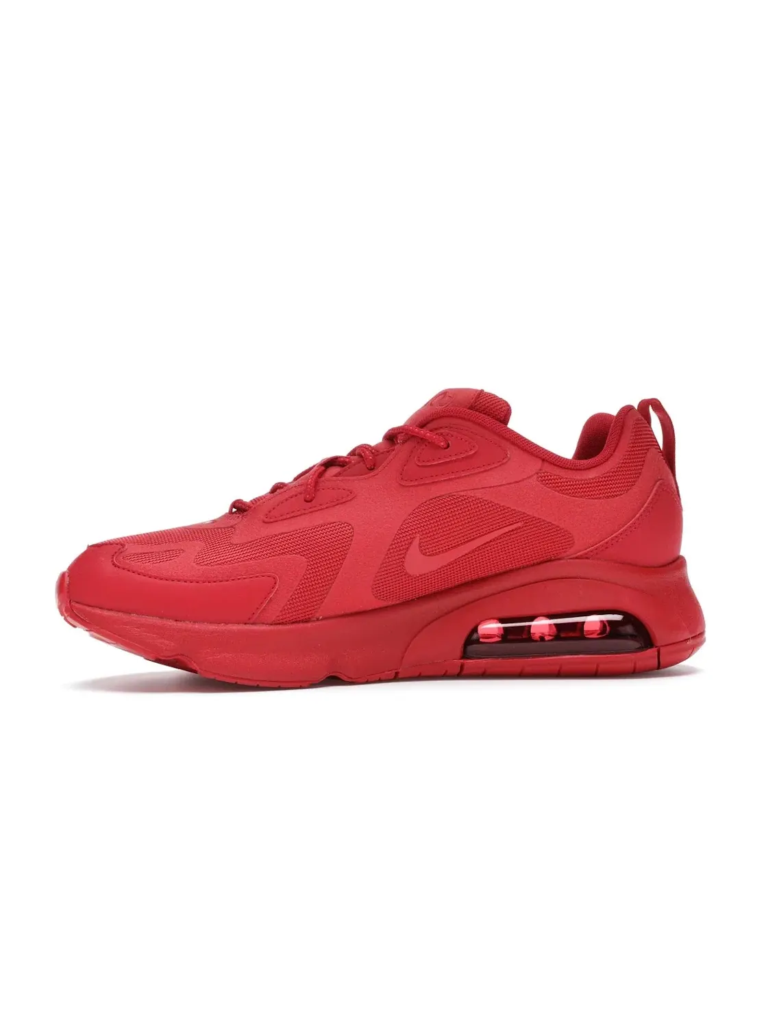 Мужские кроссовки с амортизацией Nike Air Max 200 — изображение 3 из 4, красный/черный