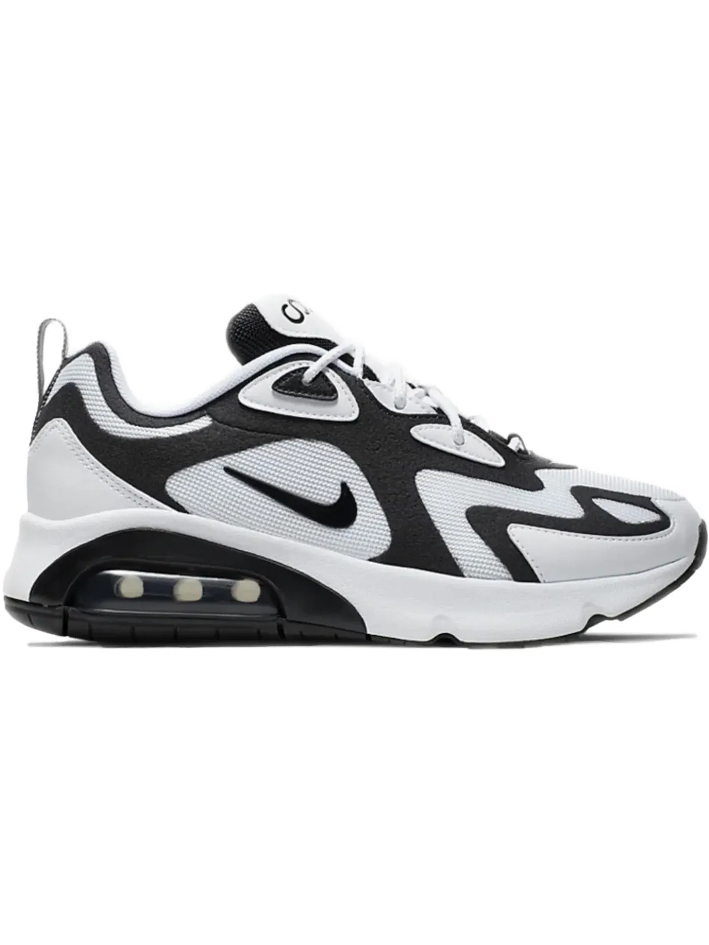 Женские кроссовки для повседневной носки Nike Air Max 200 Nike — изображение 1 из 1, белый/черный