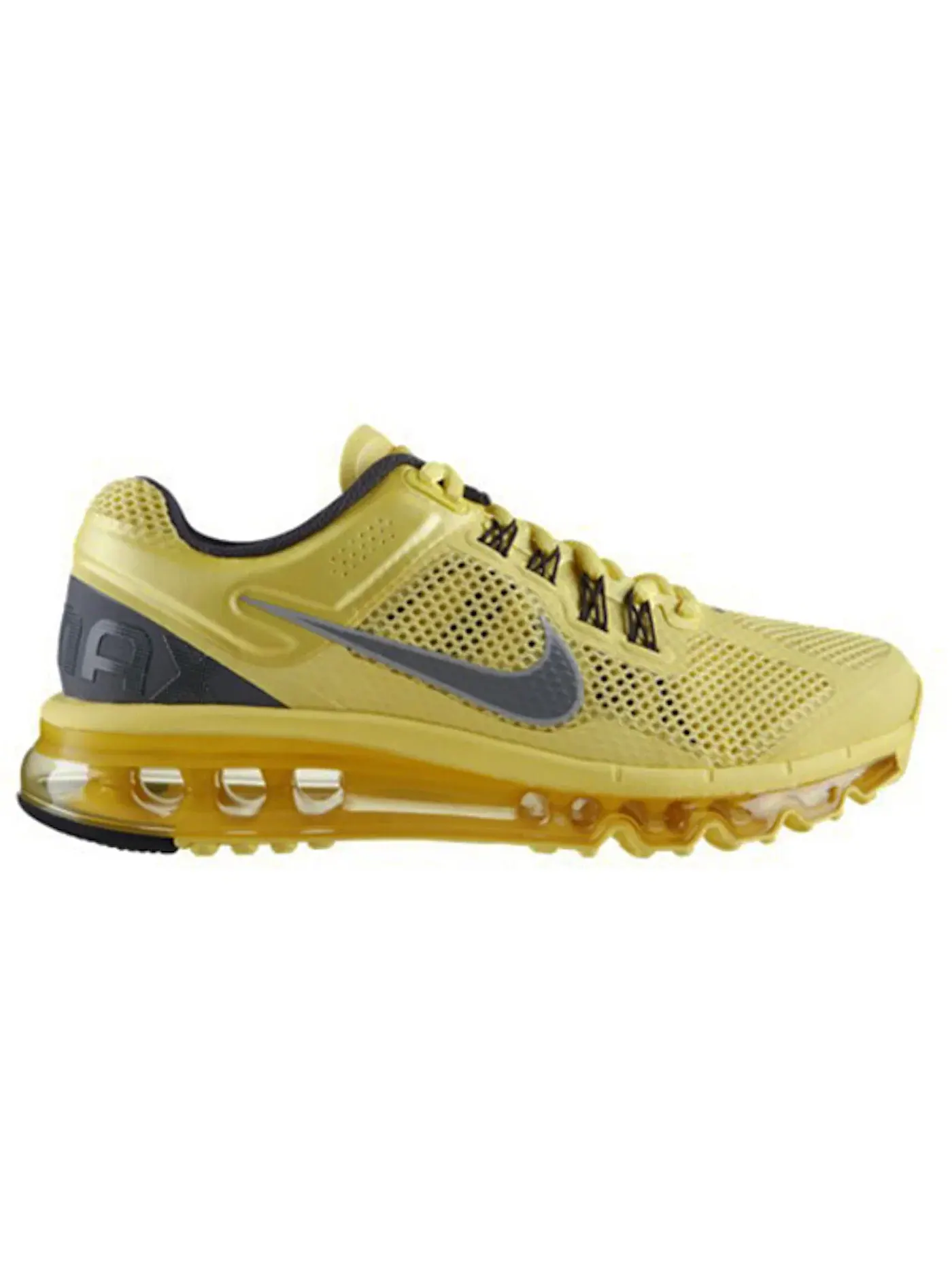 Женские кроссовки Lifestyle Nike Air Max+ 2013 — изображение 1 из 1, желтый/серебристый-серый