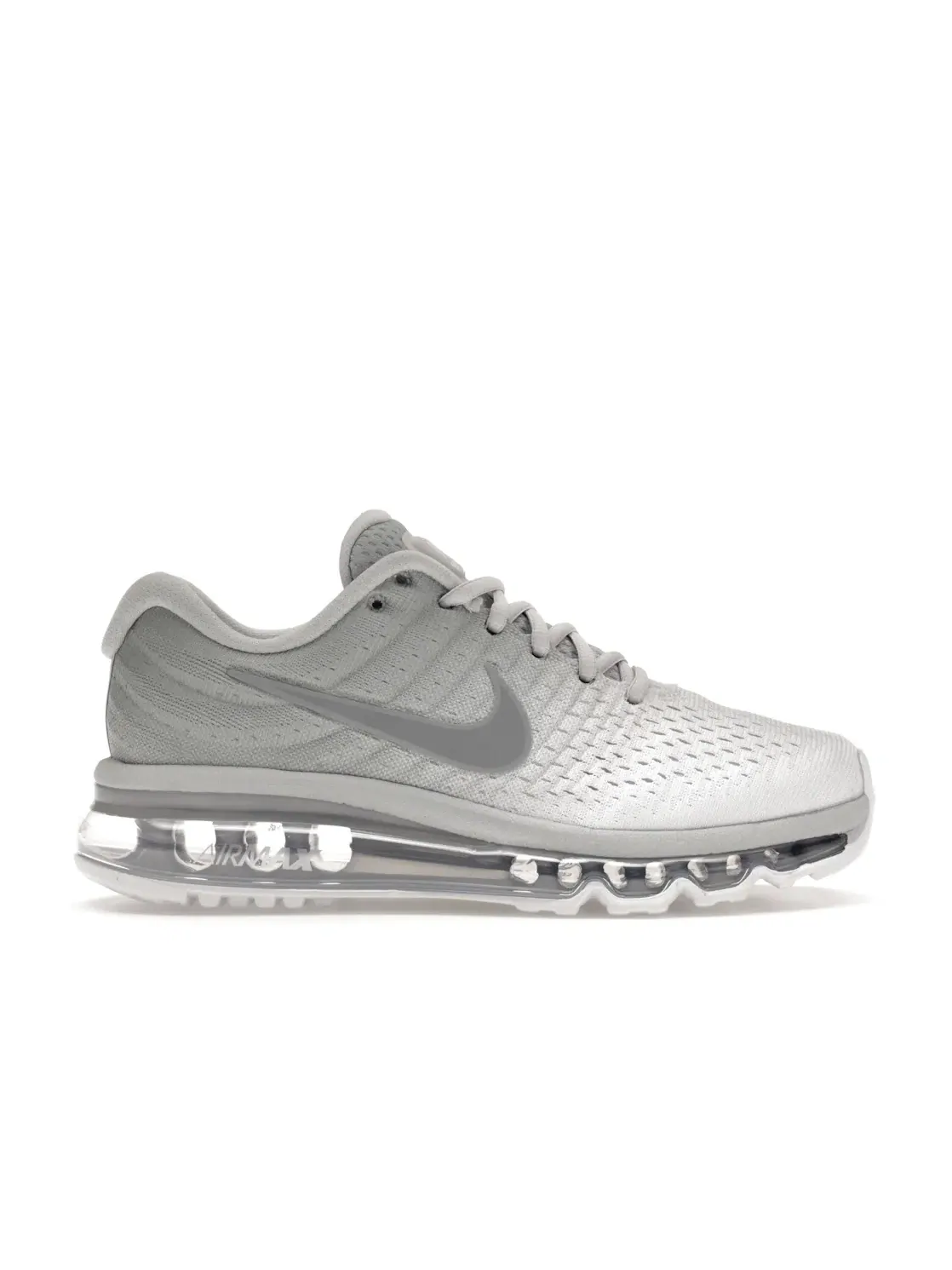 Женские кроссовки для бега с амортизацией Nike Air Max 2017 Nike — изображение 1 из 4, платиновый/серый-белый