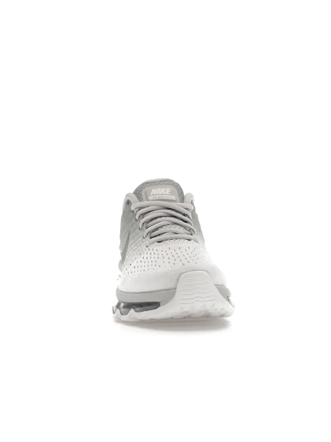 Женские кроссовки для бега с амортизацией Nike Air Max 2017 Nike — изображение 2 из 4, платиновый/серый-белый