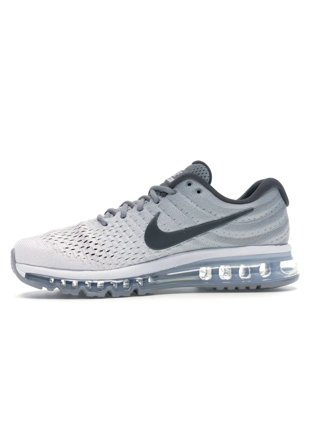 Мужские кроссовки Lifestyle с амортизацией Nike Air Max 2017 Nike — изображение 3 из 4, серый/темный серый/белый