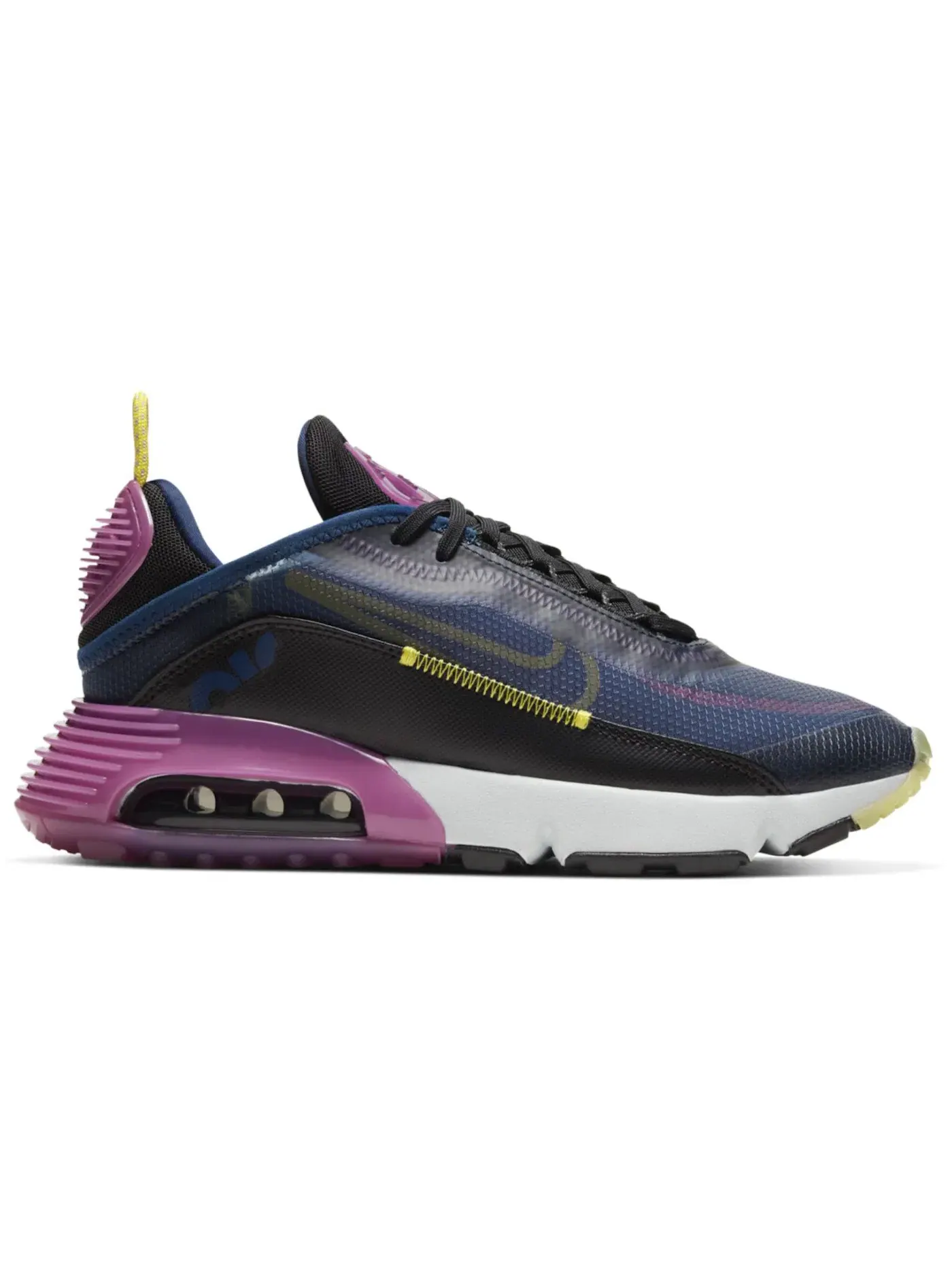 Женские кроссовки Lifestyle Nike Air Max 2090 — изображение 1 из 1, синий/черный--желтый