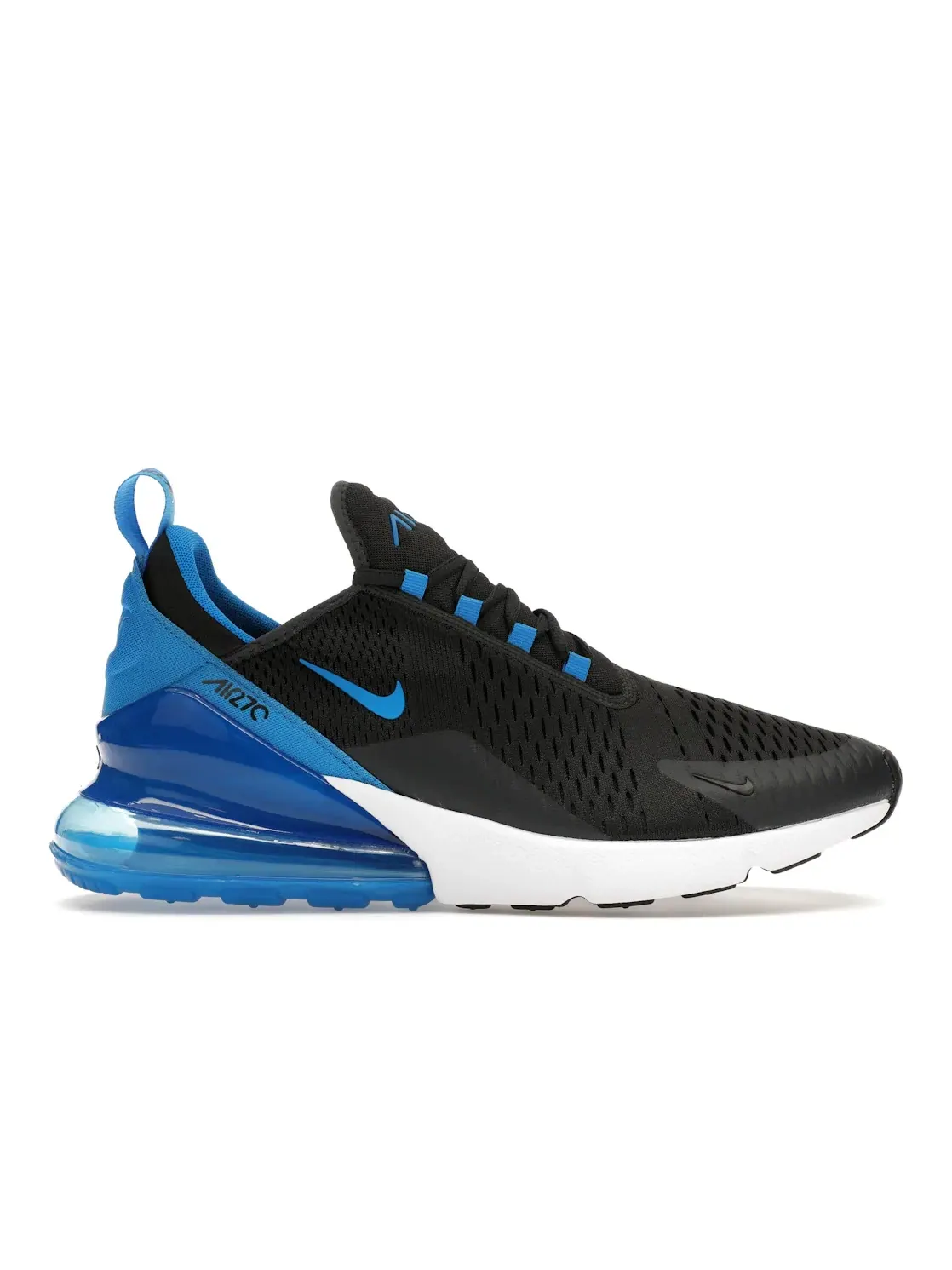 Мужские кроссовки с амортизацией Nike Air Max 270 — изображение 1 из 4, черный/белый/синий