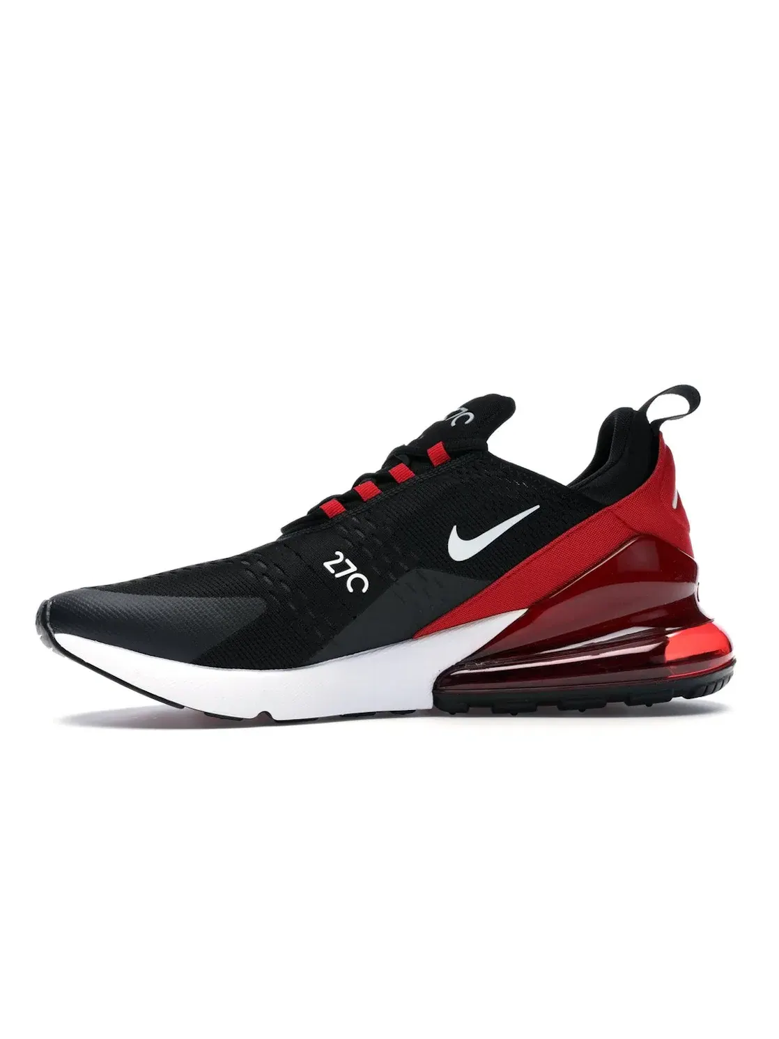 Мужские кроссовки Lifestyle с легкой амортизацией Nike Air Max 270 — изображение 3 из 4, черный красный белый