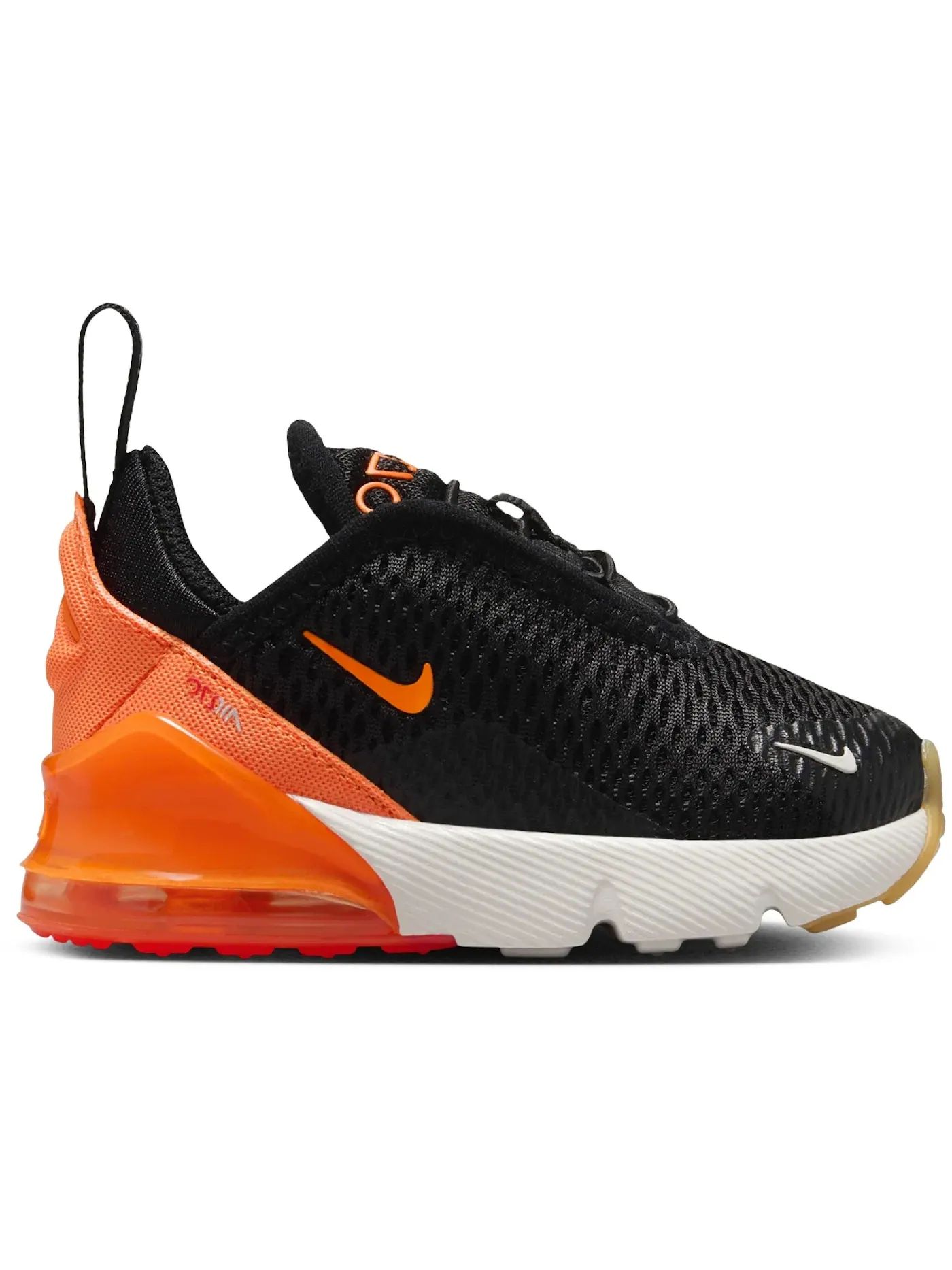 Детские кроссовки Lifestyle Nike Air Max 270 — изображение 1 из 1, черный/яркий//оранжевый
