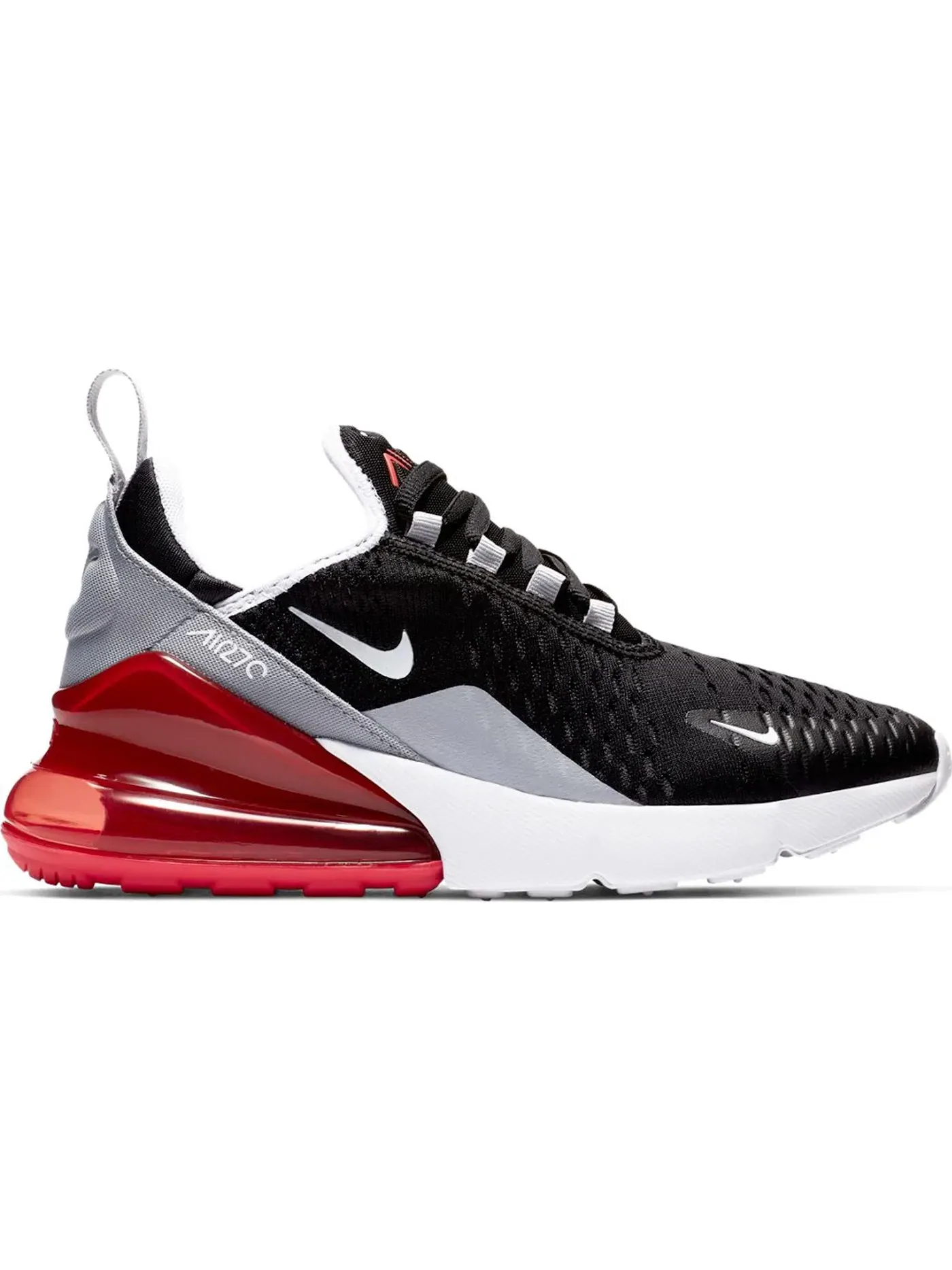 Детские кроссовки с амортизацией Nike Air Max 270 Nike — изображение 1 из 1, черный/-серый-белый