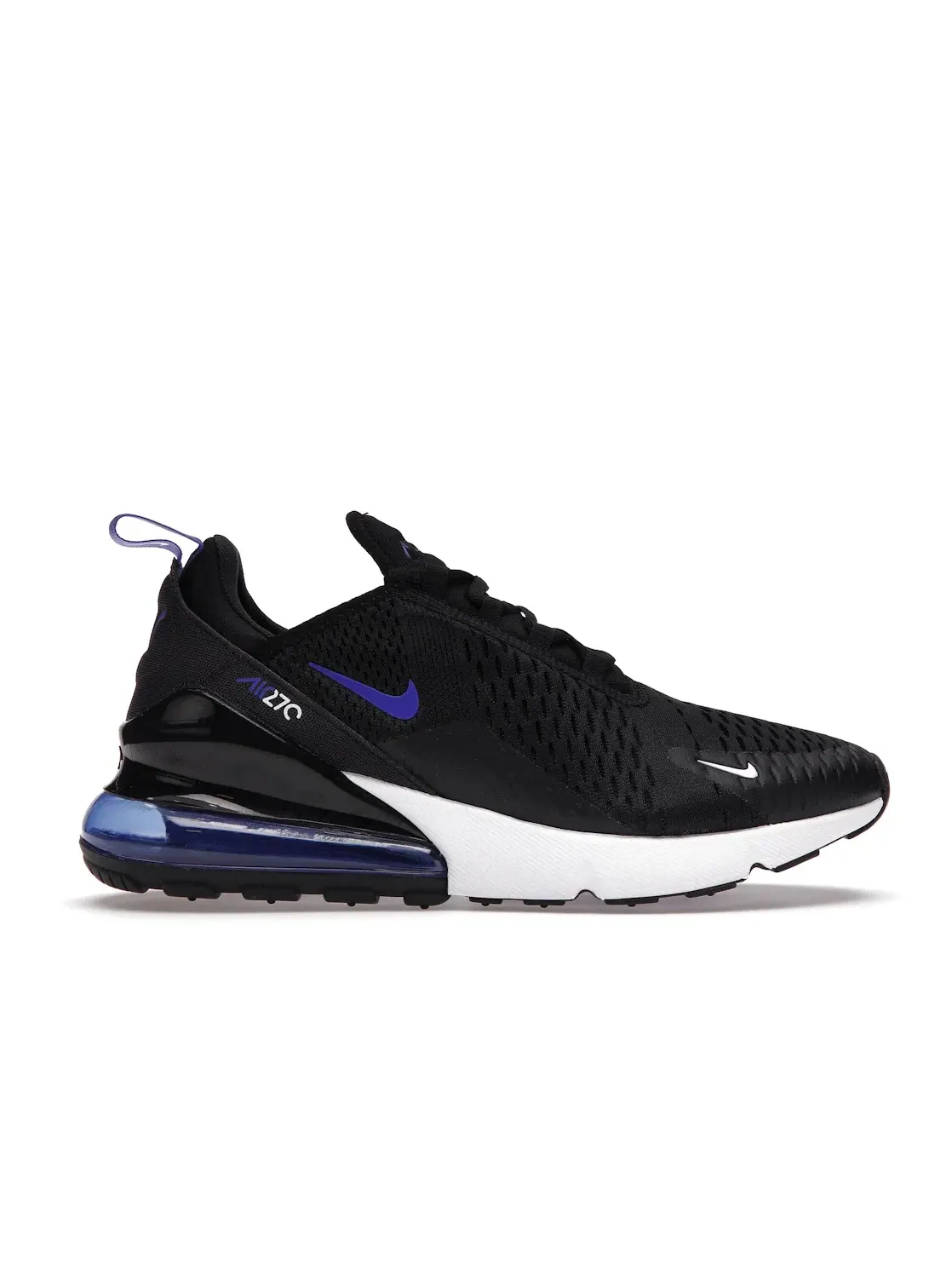 Мужские кроссовки с амортизацией Nike Air Max 270 — изображение 1 из 4, черный/фиолетовый-белый
