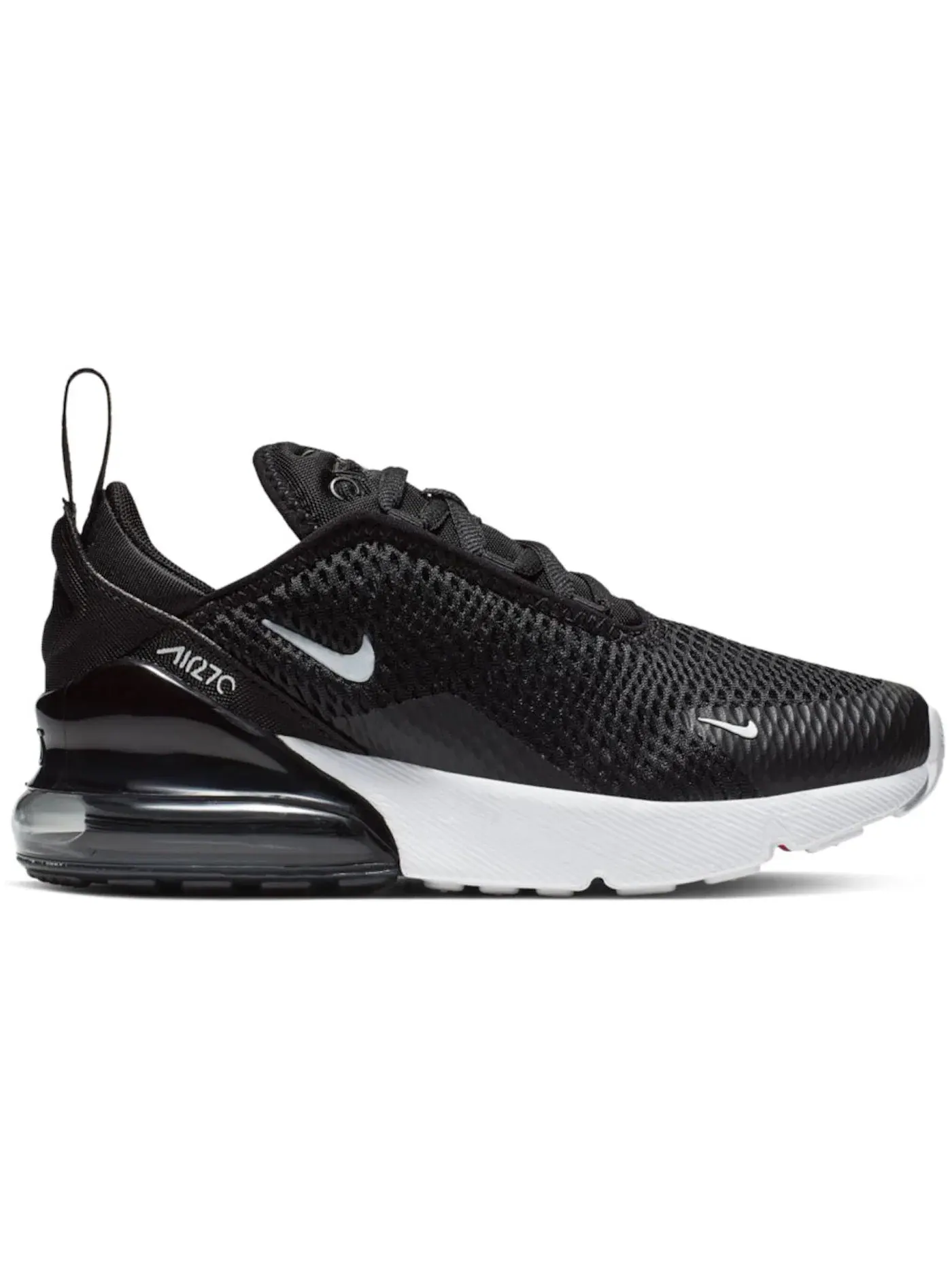 Детские кроссовки с амортизацией Nike Air Max 270 — изображение 1 из 1, черный//белый