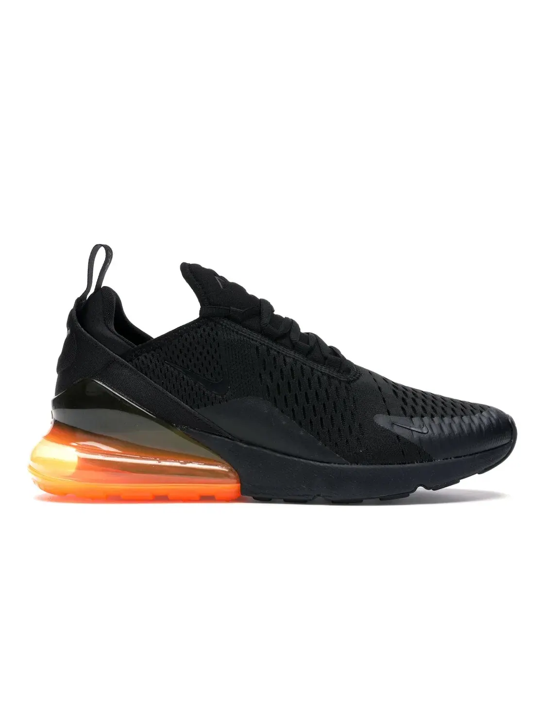 Мужские кроссовки Lifestyle Nike Air Max 270 — изображение 1 из 4, черный/черный-оранжевый