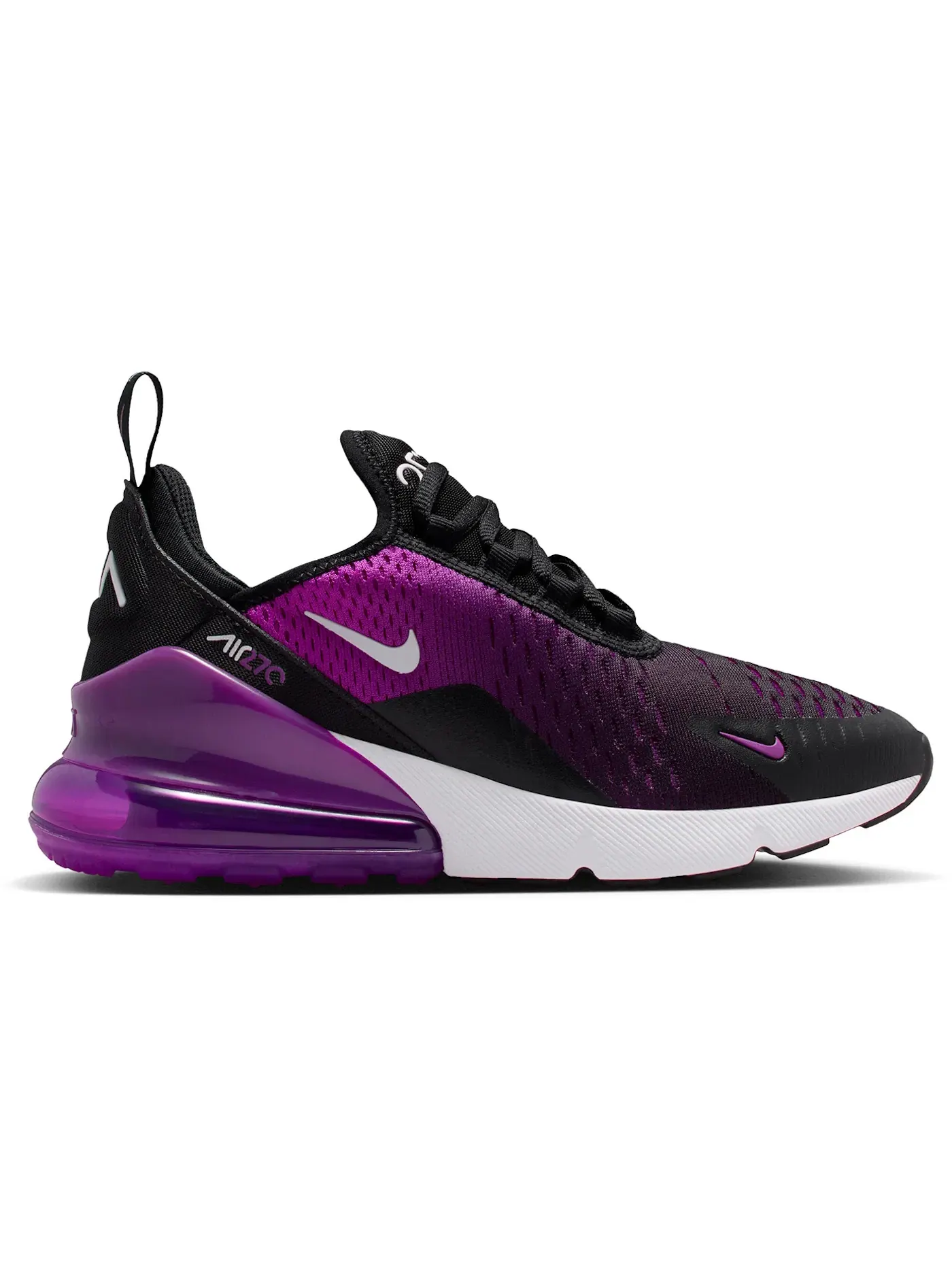 Детские кроссовки Lifestyle Nike Air Max 270 — изображение 1 из 1, черный/фиолетовый/белый