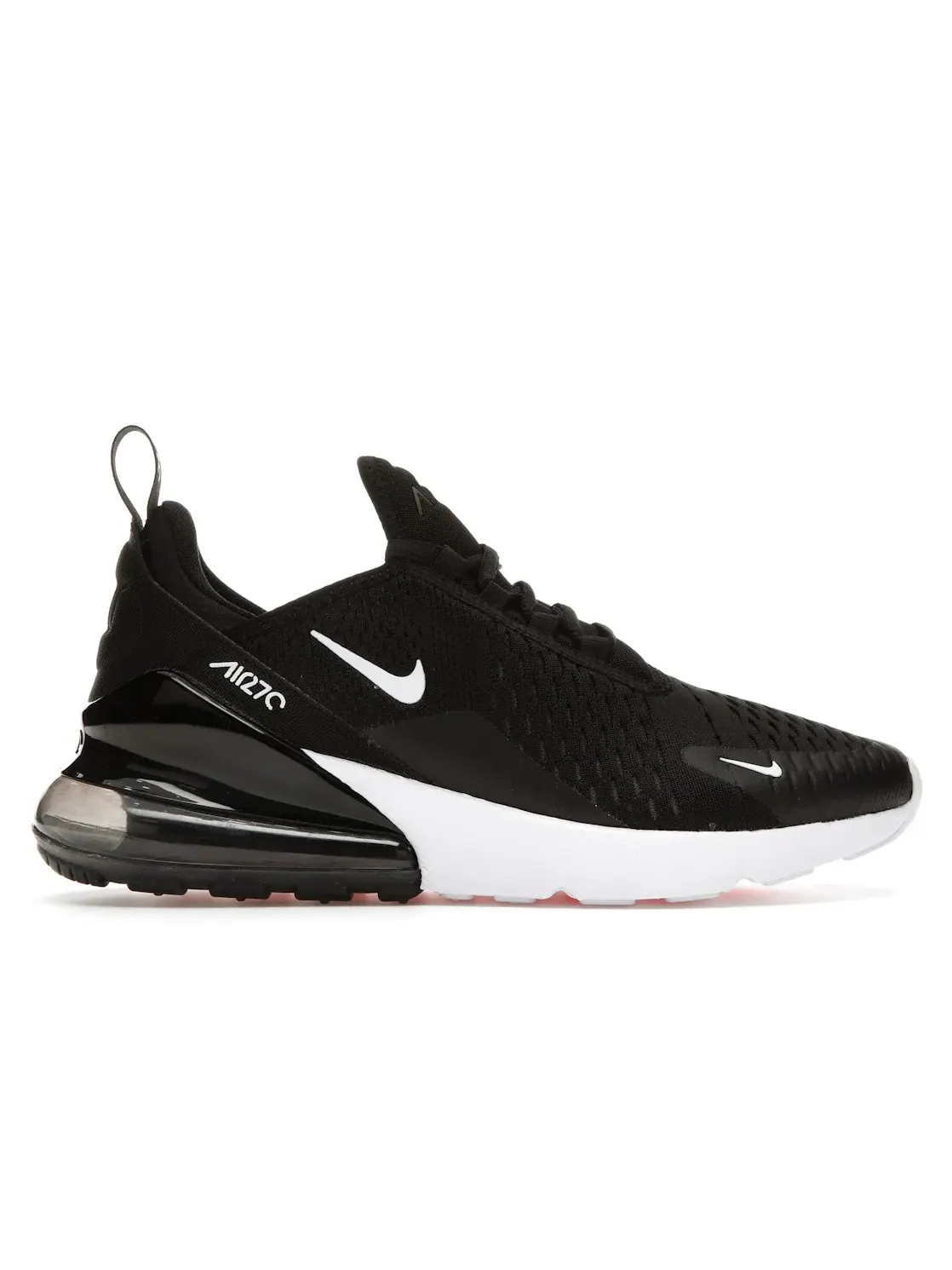 Детские кроссовки Lifestyle с технологией Air Max Nike Air Max 270 — изображение 1 из 4, черный/черный-белый