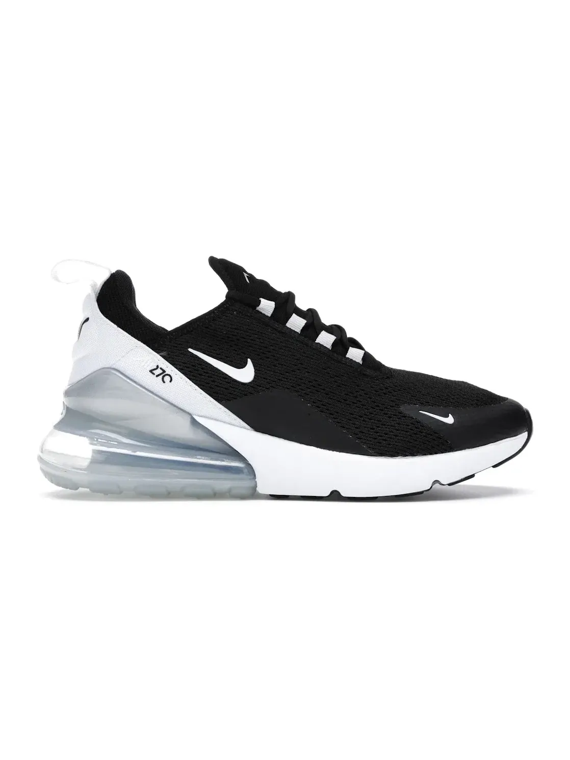 Женские кроссовки для активного отдыха Nike Air Max 270 — изображение 1 из 4, черный/белый-платиновый