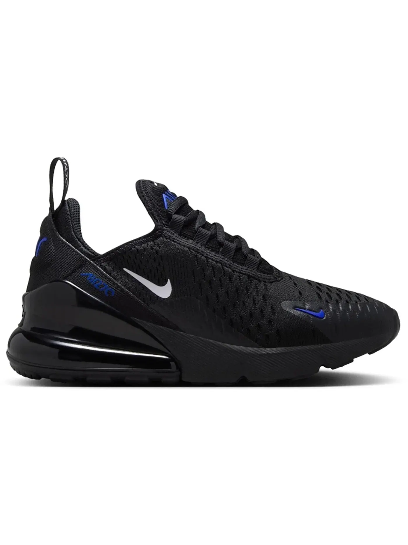 Детские кроссовки с амортизацией Nike Air Max 270 Nike — изображение 1 из 1, черный/белый-синий