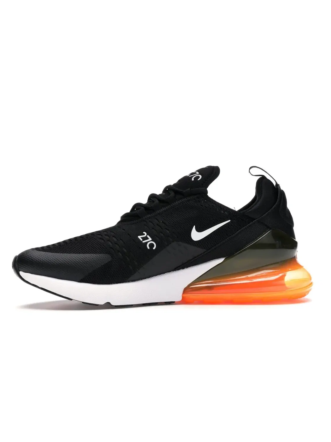 Мужские кроссовки Lifestyle Nike Air Max 270 — изображение 3 из 4, черный/белый-оранжевый