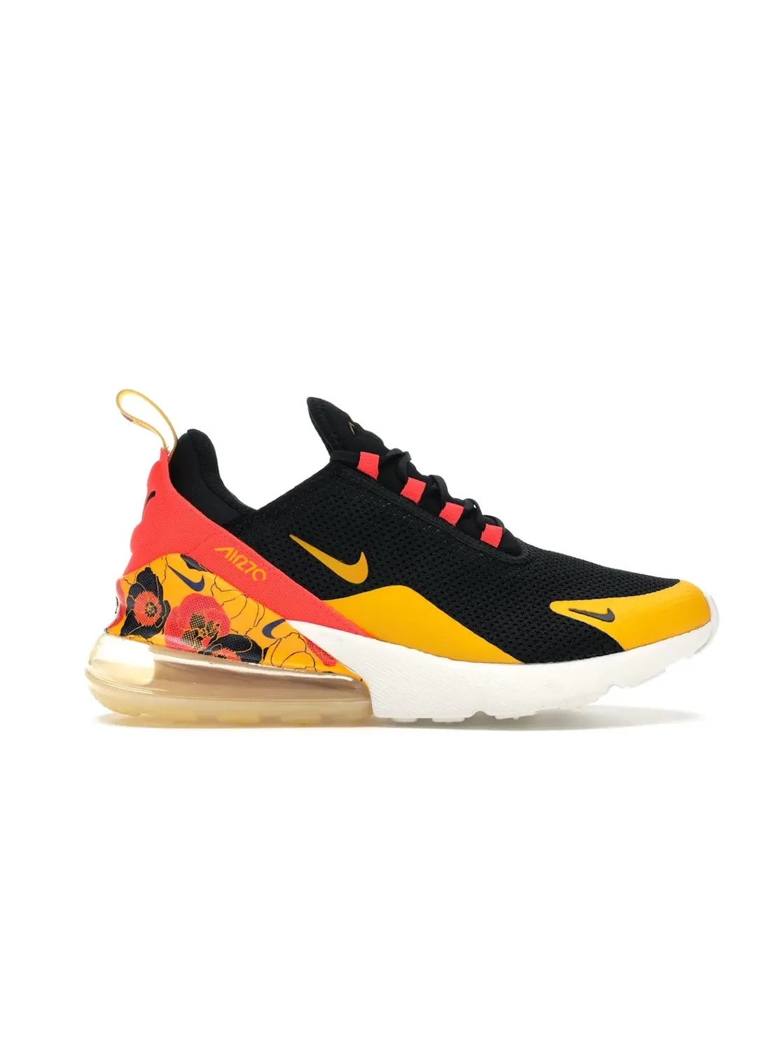 Женские кроссовки для повседневной носки Nike Air Max 270 Nike — изображение 1 из 4, черный/яркий-золотистый