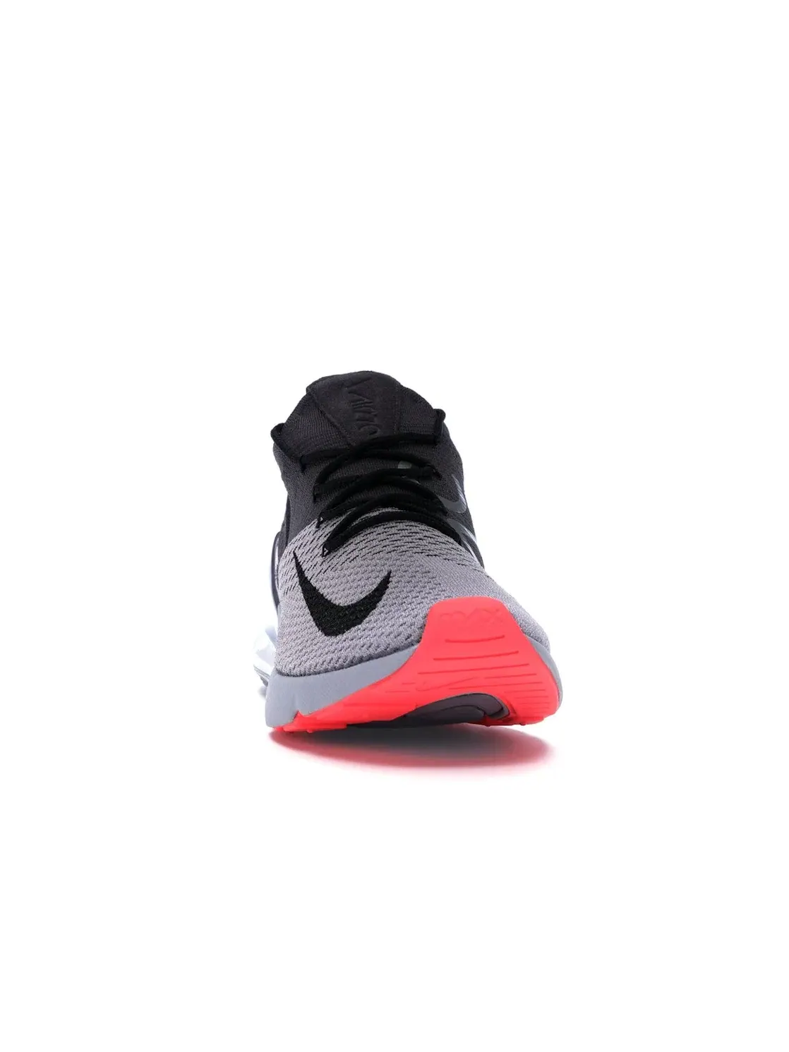 Мужские кроссовки с контрастной подошвой Nike Air Max 270 Flyknit — изображение 2 из 4, серый/серый--черный