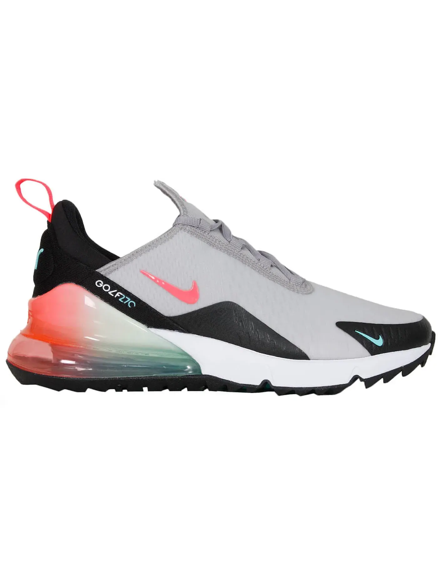 Мужские гольф-кроссовки с амортизацией Nike Air Max 270 Golf — изображение 1 из 1, серый/белый/черный