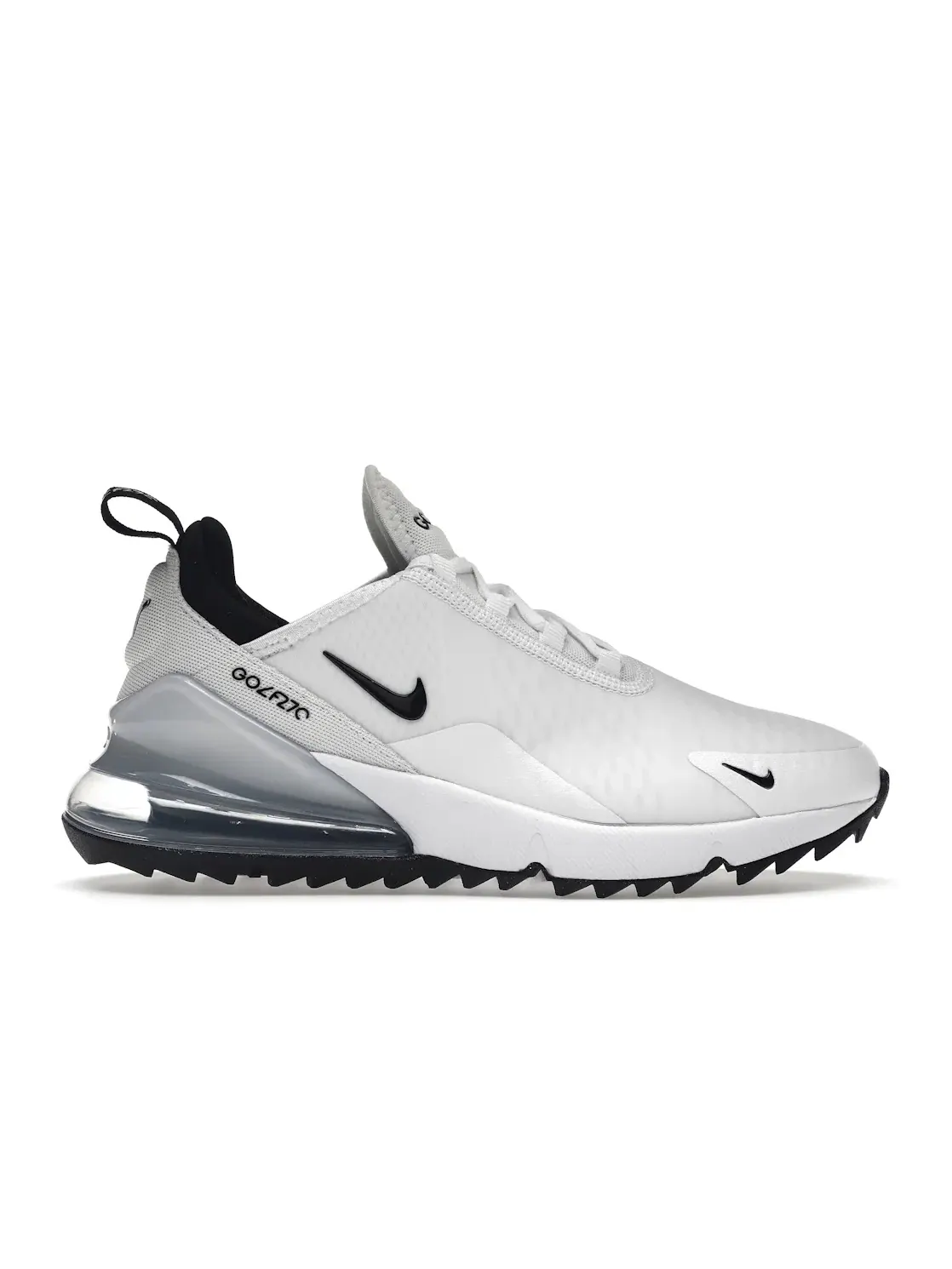 Мужские гольф-кроссовки с воздушной амортизацией Nike Air Max 270 Golf — изображение 1 из 4, белый/платиновый/черный
