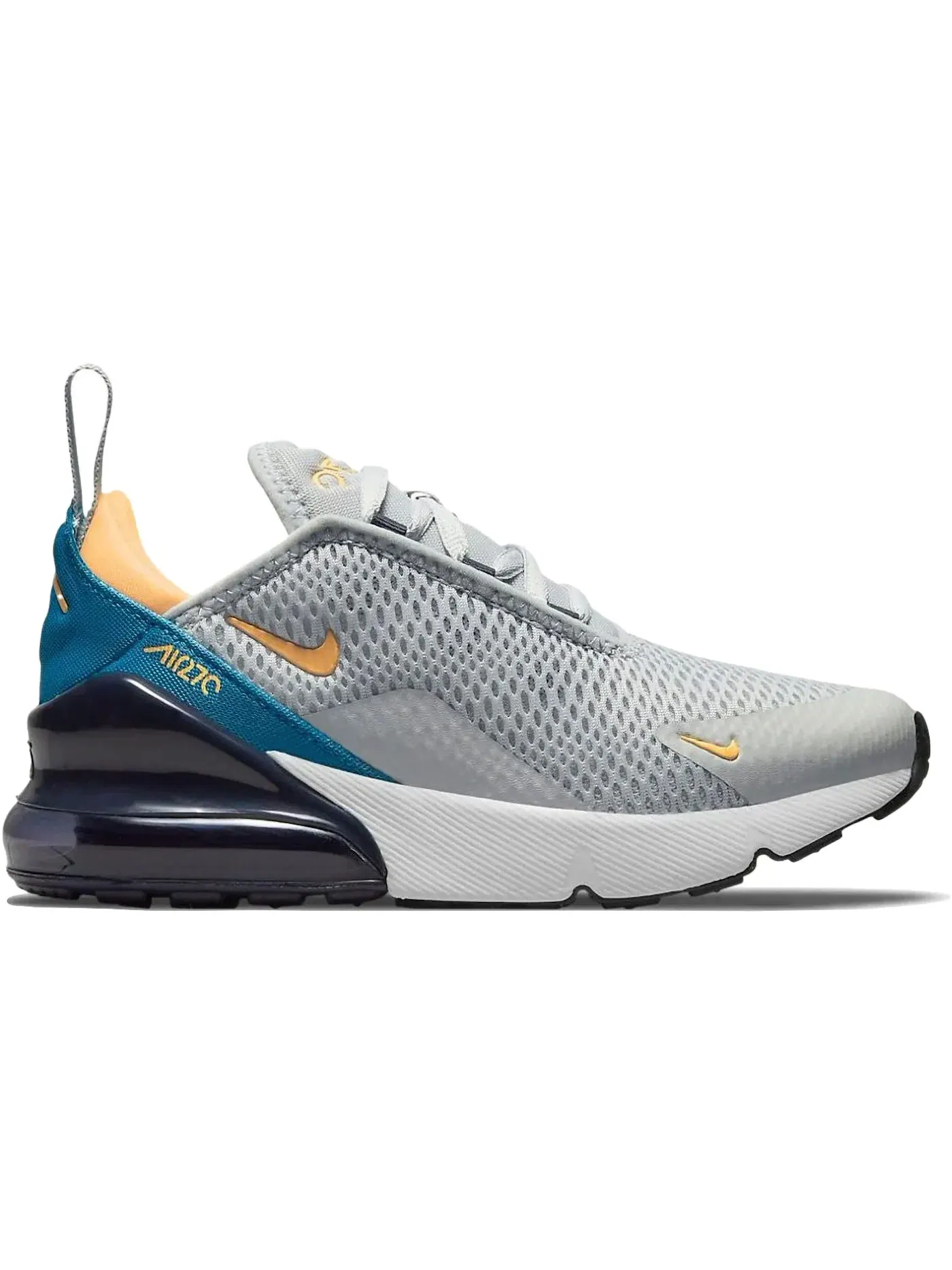 Детские кроссовки Lifestyle Nike Air Max 270 — изображение 1 из 1, серый/темно-синий/синий