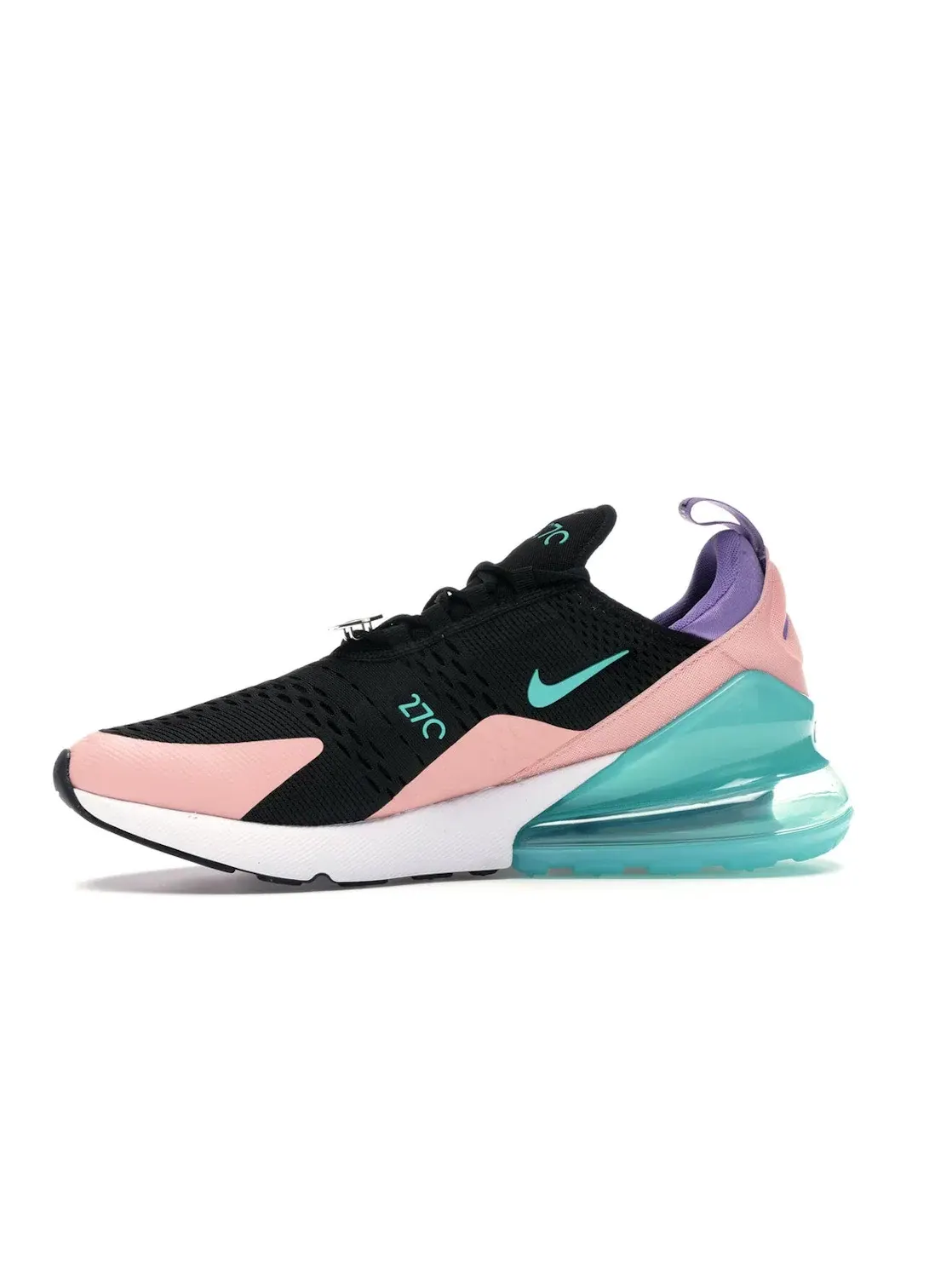 Мужские кроссовки Lifestyle с максимальной амортизацией Nike Air Max 270 — изображение 3 из 4, черный/--фиолетовый