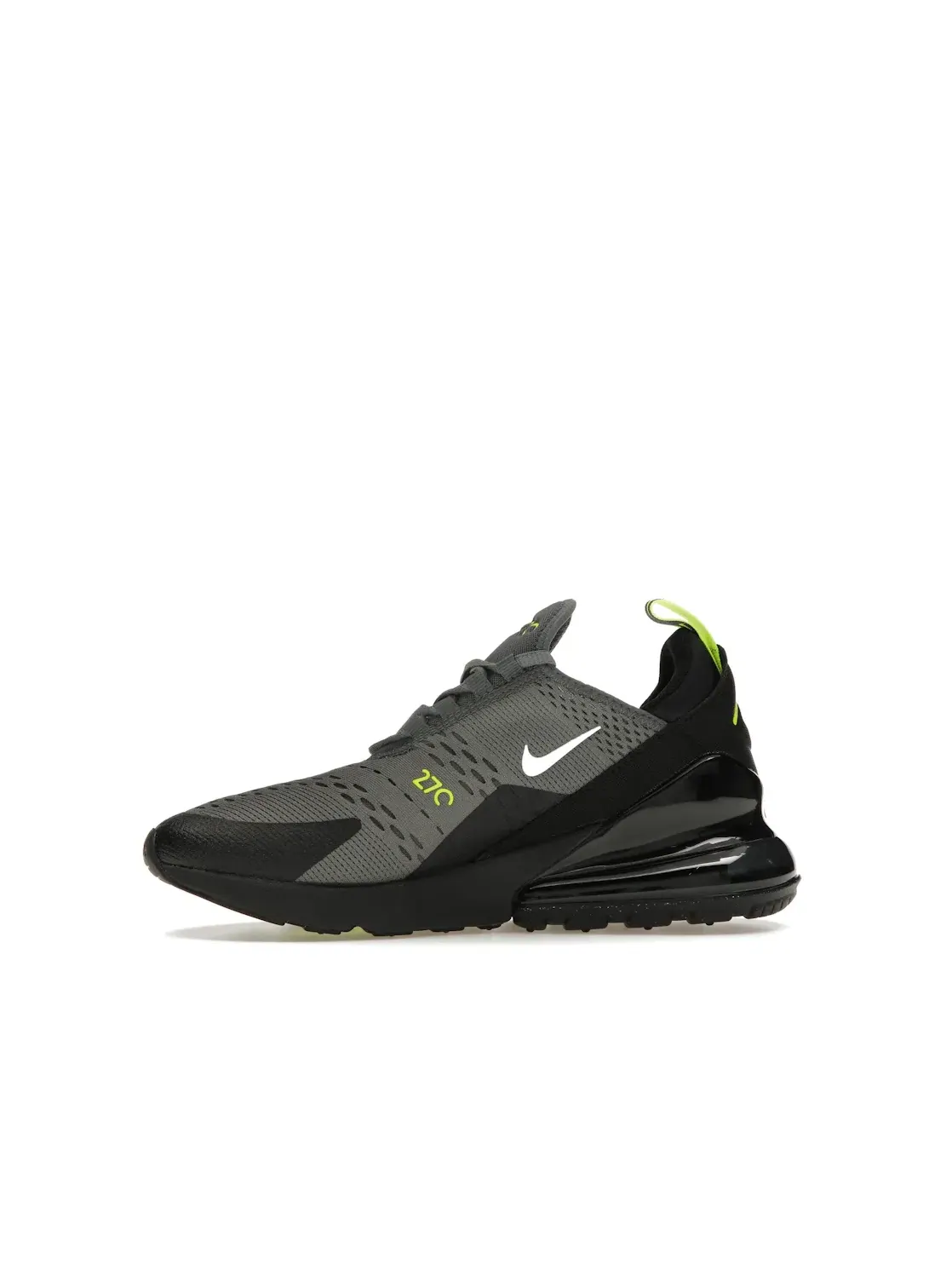 Детские кроссовки Lifestyle Nike Air Max 270 — изображение 3 из 4, серый/черный//белый