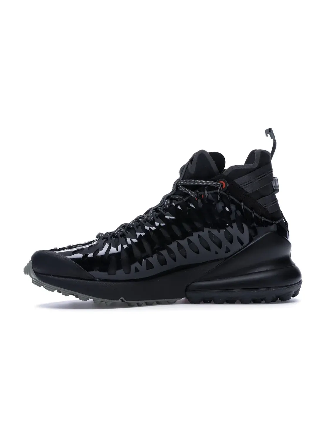 Мужские кроссовки Lifestyle с уникальной системой шнуровки Nike Air Max 270 ISPA — изображение 3 из 4, черный/-темный
