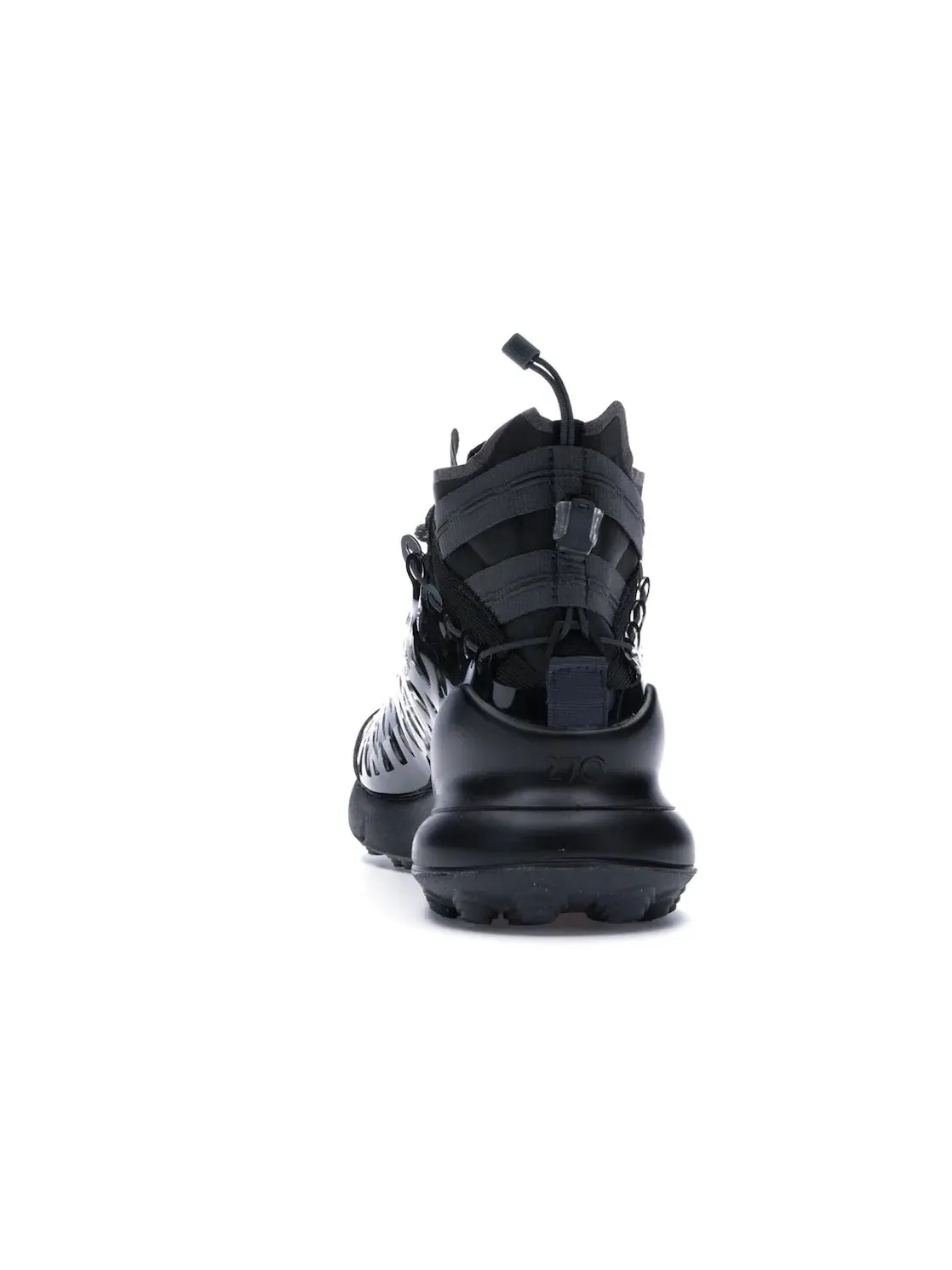 Мужские кроссовки Lifestyle с уникальной системой шнуровки Nike Air Max 270 ISPA — изображение 4 из 4, черный/-темный