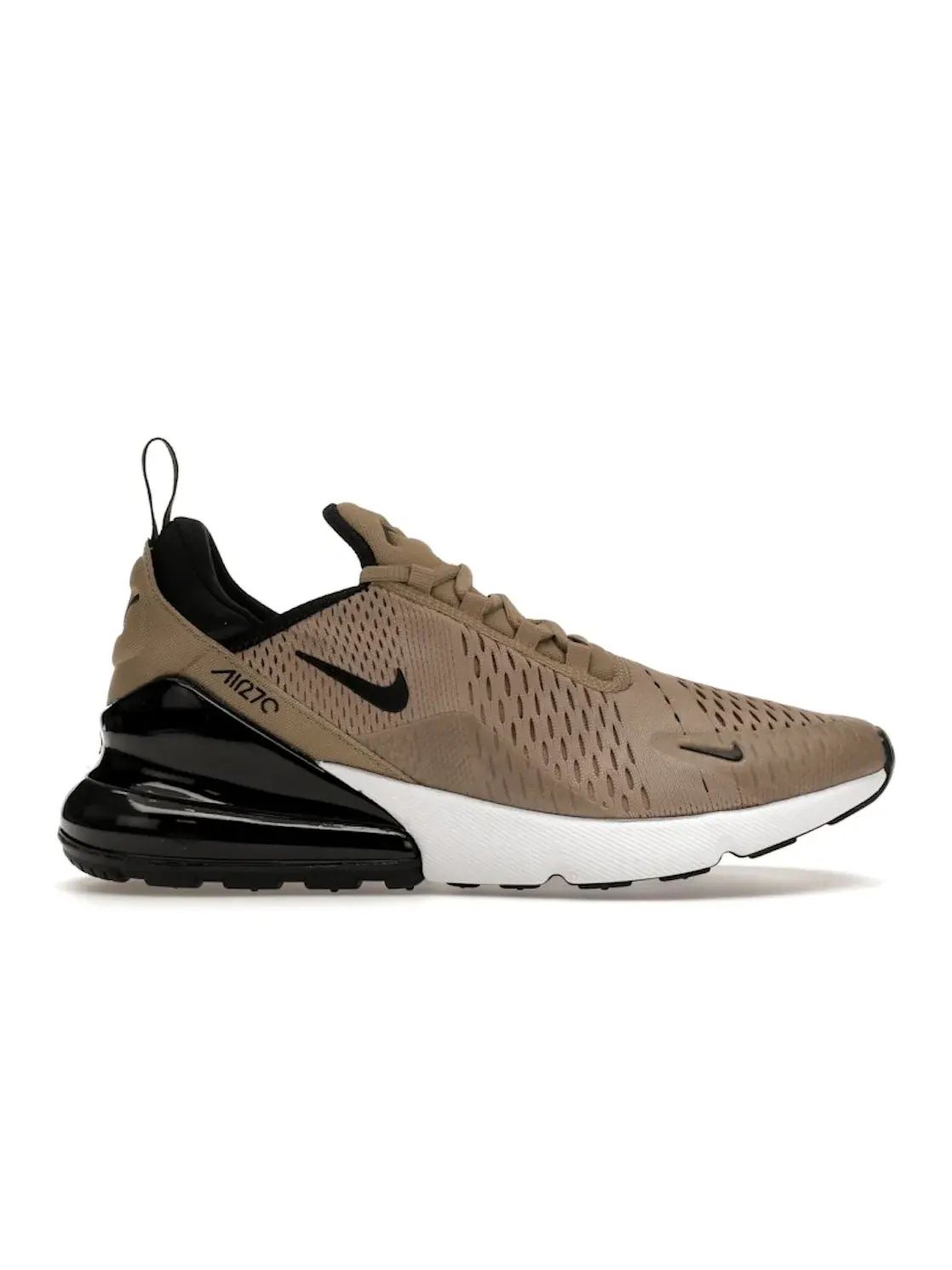 Мужские кроссовки с максимальной амортизацией Nike Air Max 270 — изображение 1 из 4, хаки/черный/белый
