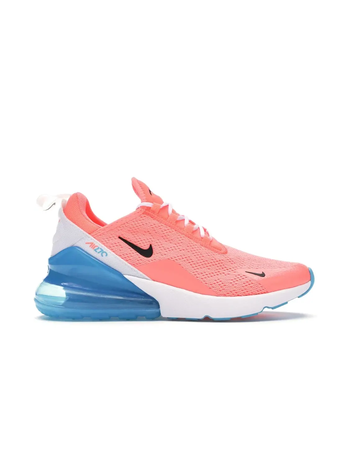 Женские кроссовки для повседневной носки Nike Air Max 270 — изображение 1 из 4, черный-белый