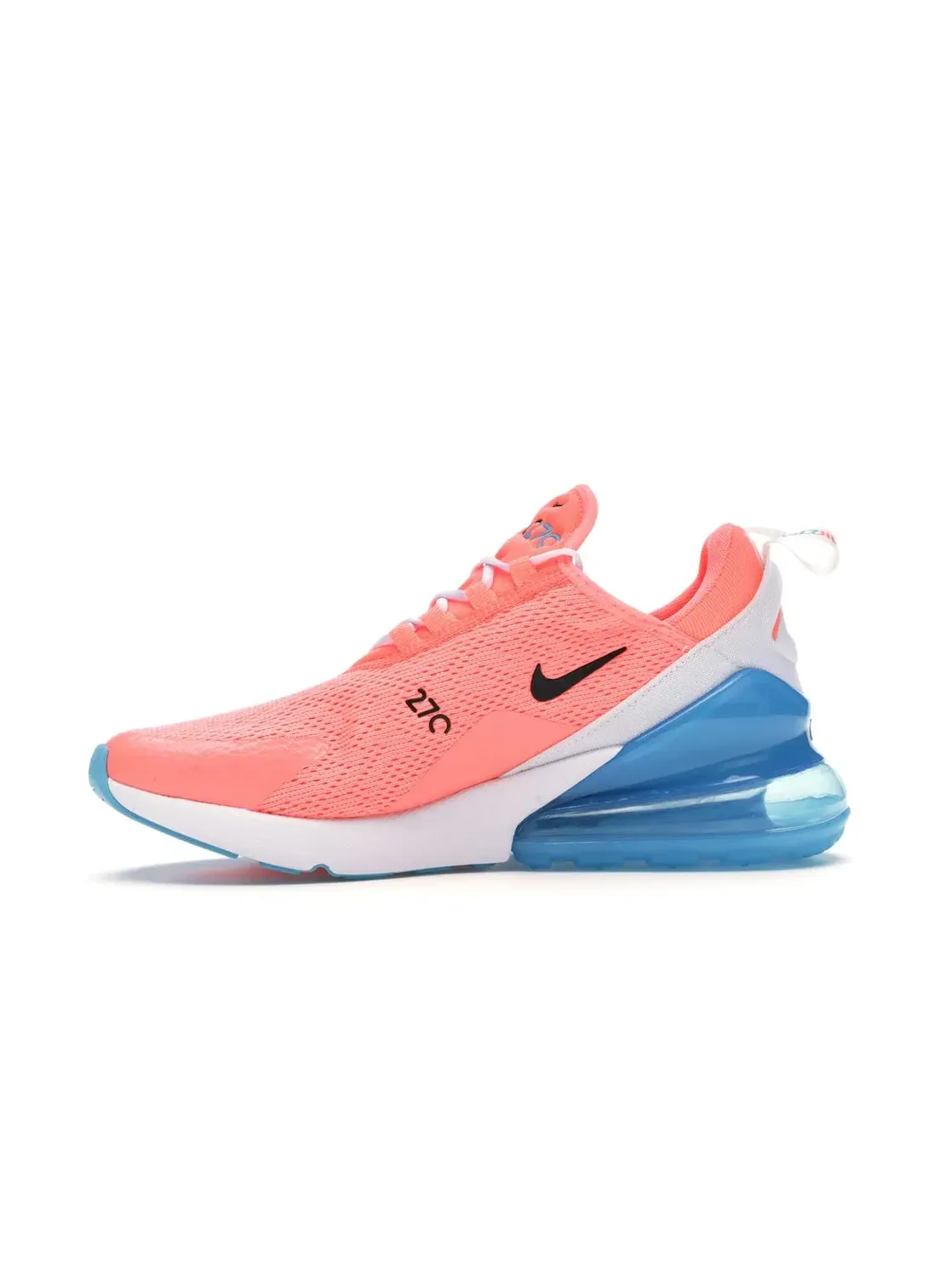 Женские кроссовки для повседневной носки Nike Air Max 270 — изображение 3 из 4, черный-белый