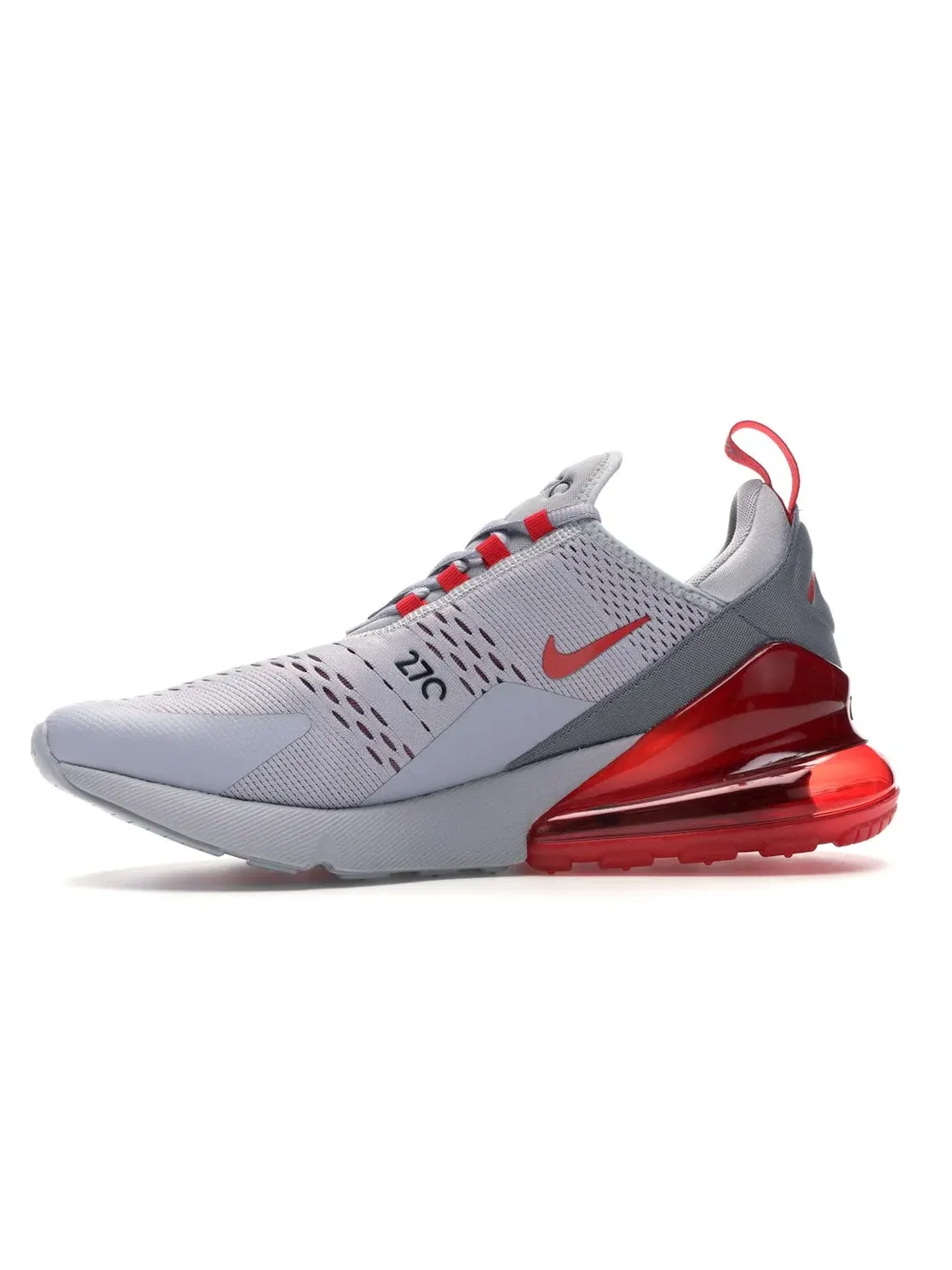 Мужские кроссовки Lifestyle с амортизацией Nike Air Max 270 — изображение 3 из 4, серый красный