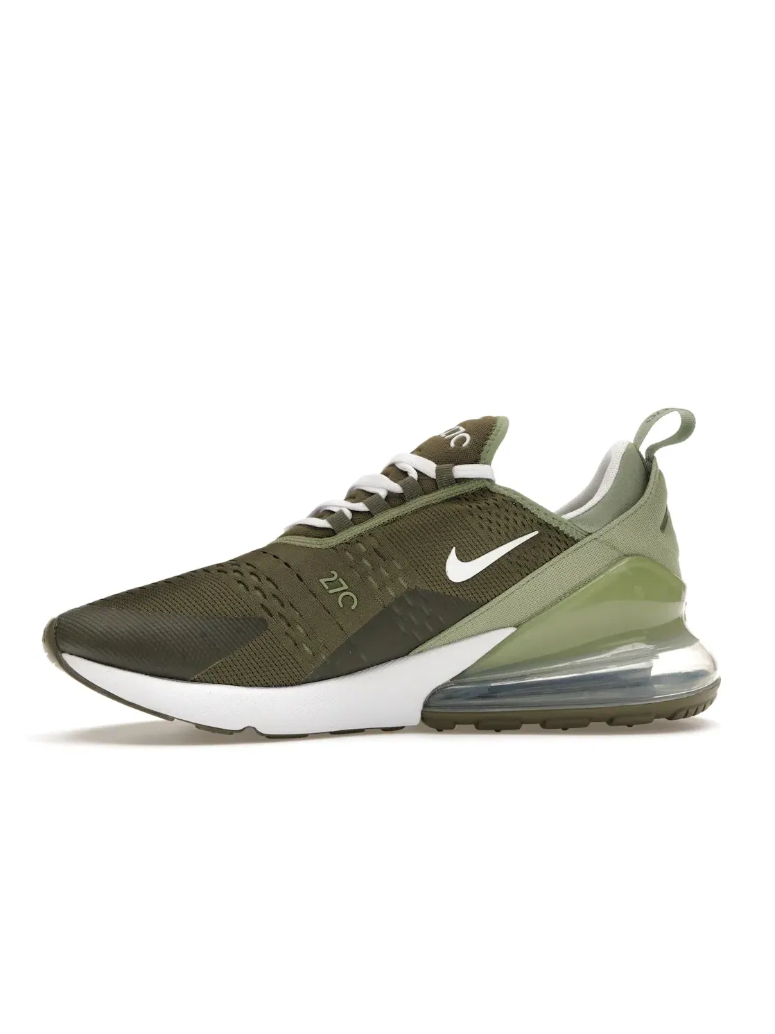 Мужские кроссовки для активного отдыха Nike Air Max 270 — изображение 3 из 4, оливковый/белый-зеленый