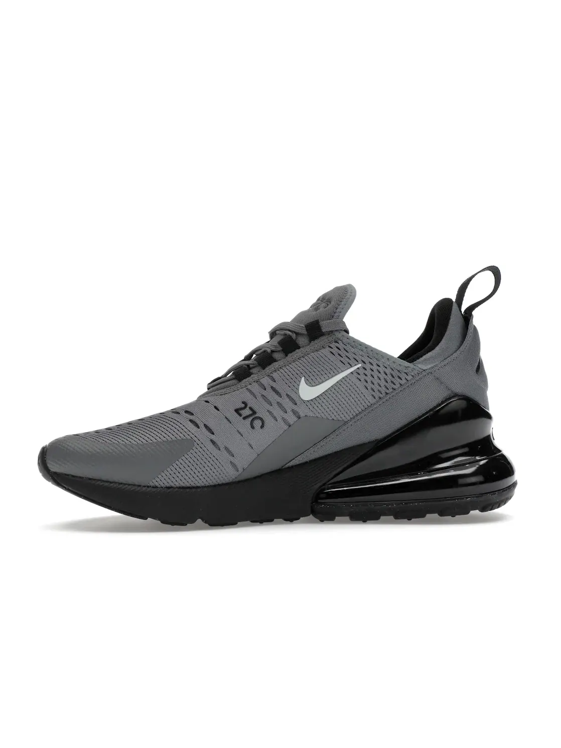 Детские кроссовки для повседневной носки Nike Air Max 270 Nike — изображение 3 из 4, серый/черный/яркий