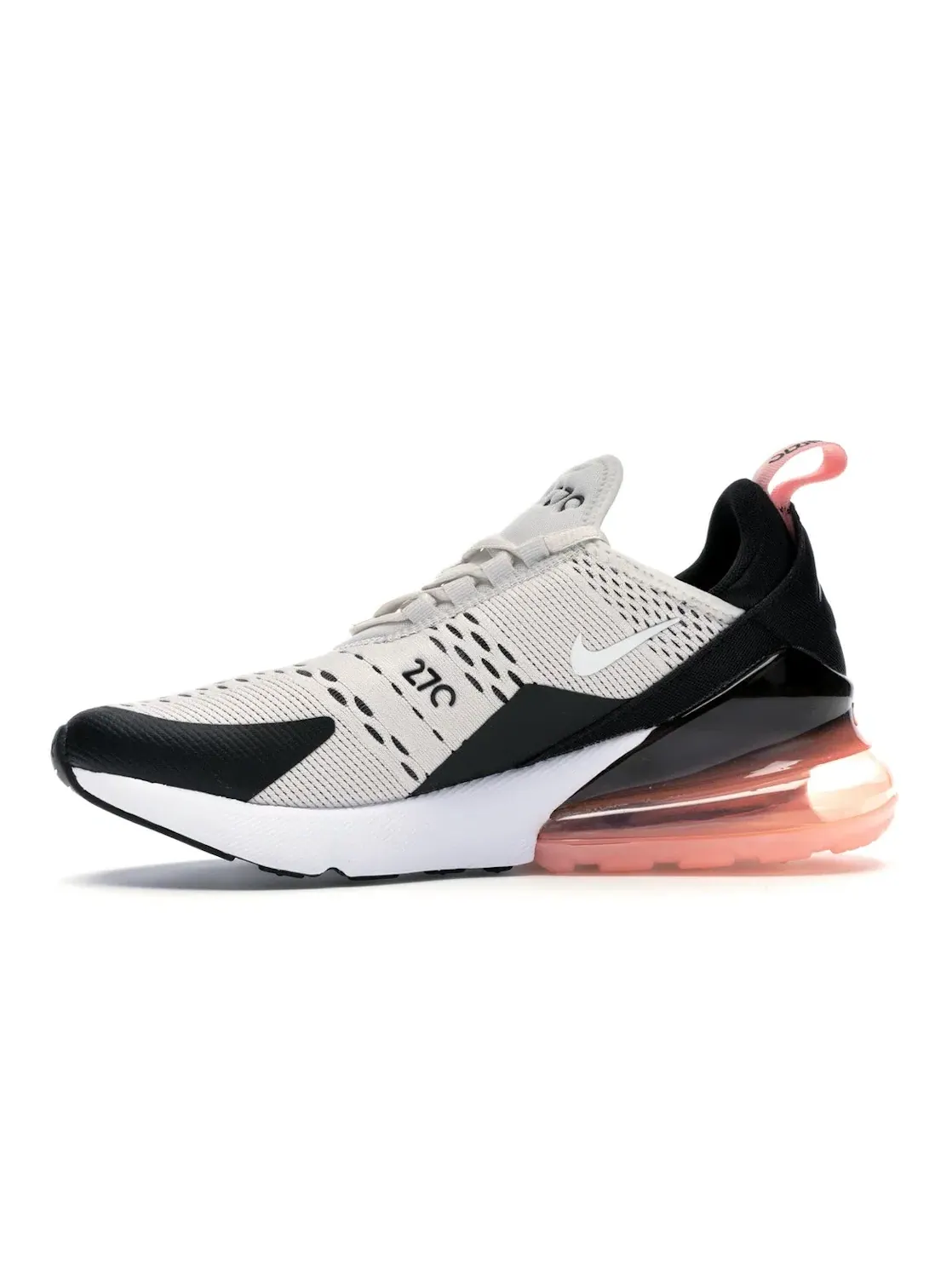 Детские кроссовки Lifestyle Nike Air Max 270 — изображение 3 из 4, платиновый/черный-белый