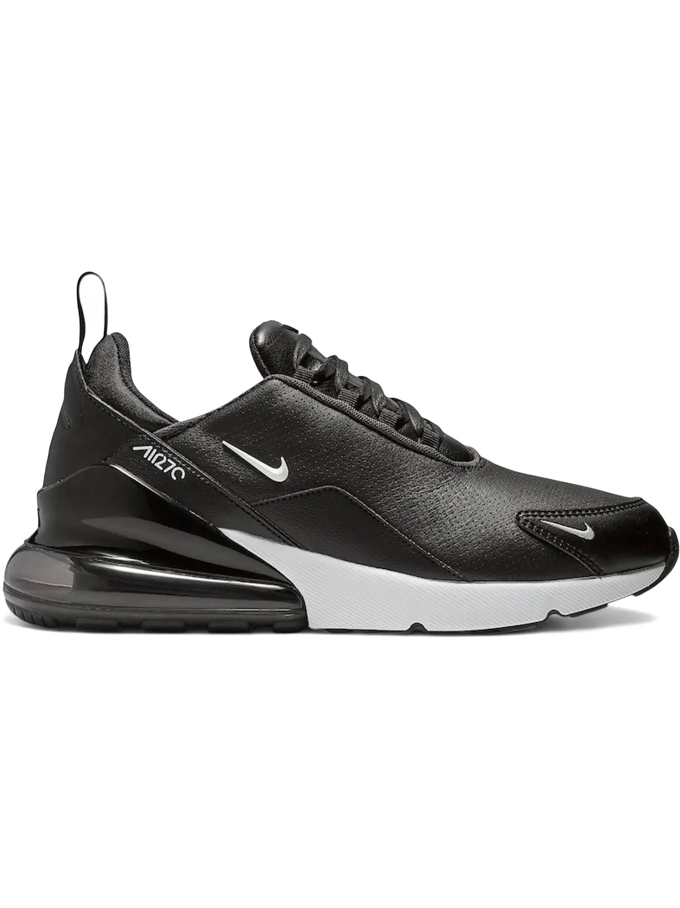 Мужские кроссовки Lifestyle Nike Air Max 270 Premium Leather — изображение 1 из 1, черный/белый