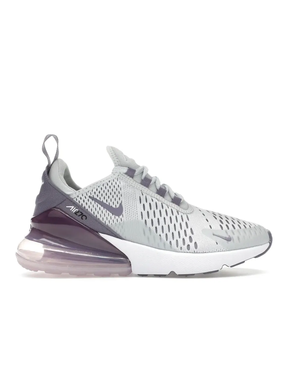 Женские кроссовки с амортизацией Nike Air Max 270 — изображение 1 из 4, платиновый/белый