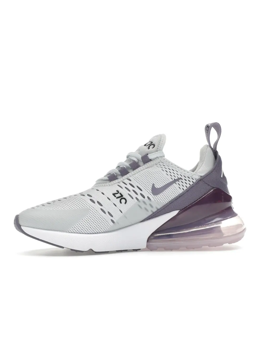 Женские кроссовки с амортизацией Nike Air Max 270 — изображение 3 из 4, платиновый/белый