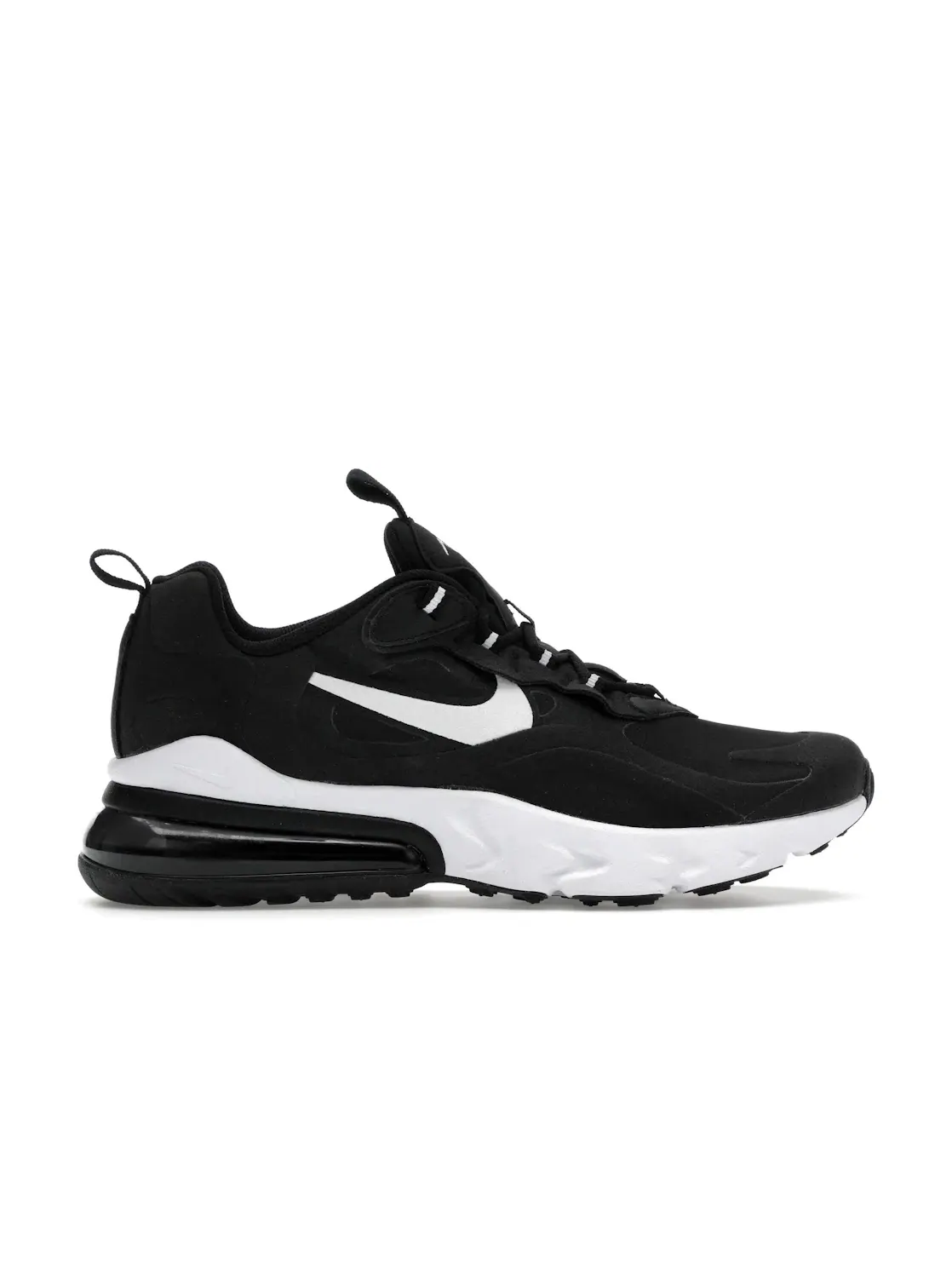 Детские кроссовки Lifestyle Nike Air Max 270 React — изображение 1 из 4, черный/черный/белый